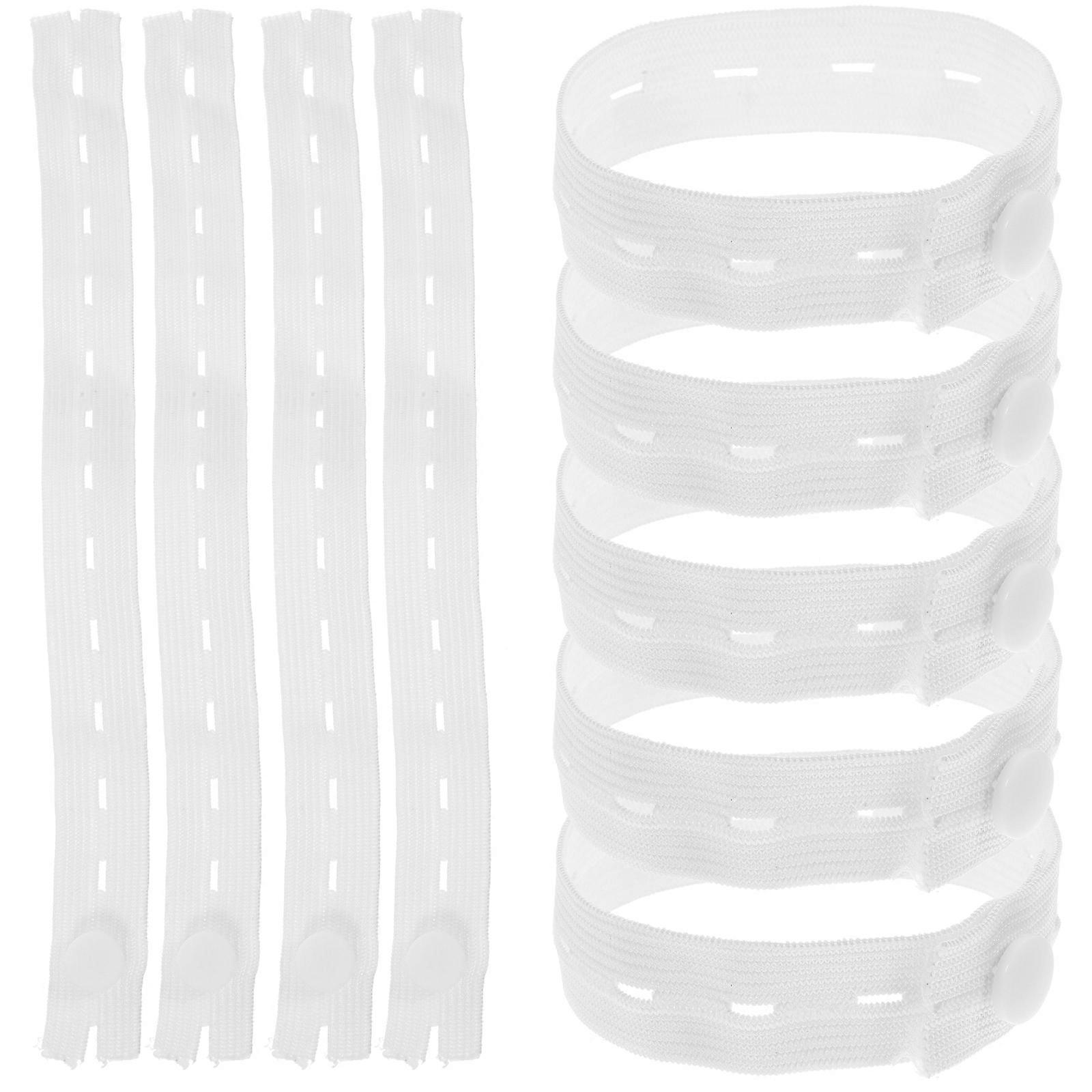 Elastic Clothes Storage Strap Adjustable Bands 80Pcs for Garment Organization