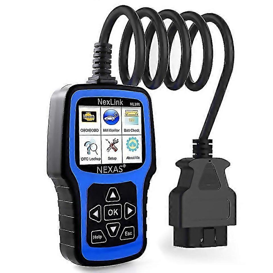 For Nexas Nl101 Universal Obd2 Scanner Diagnostic Tool Battery Tester With Obdii