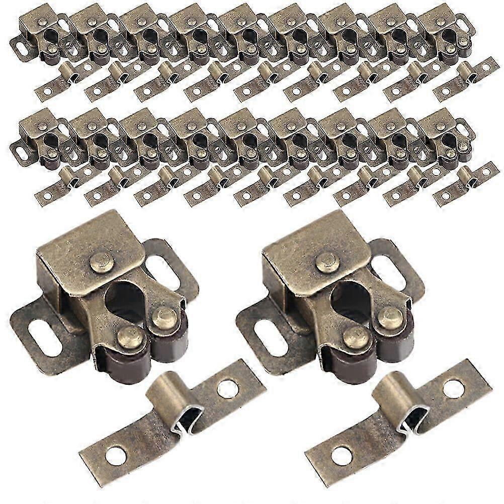 2025 Latest Model  20pcs Cabinet Latches And Catches Spring Cabinet Latches Cupboard Double Roller