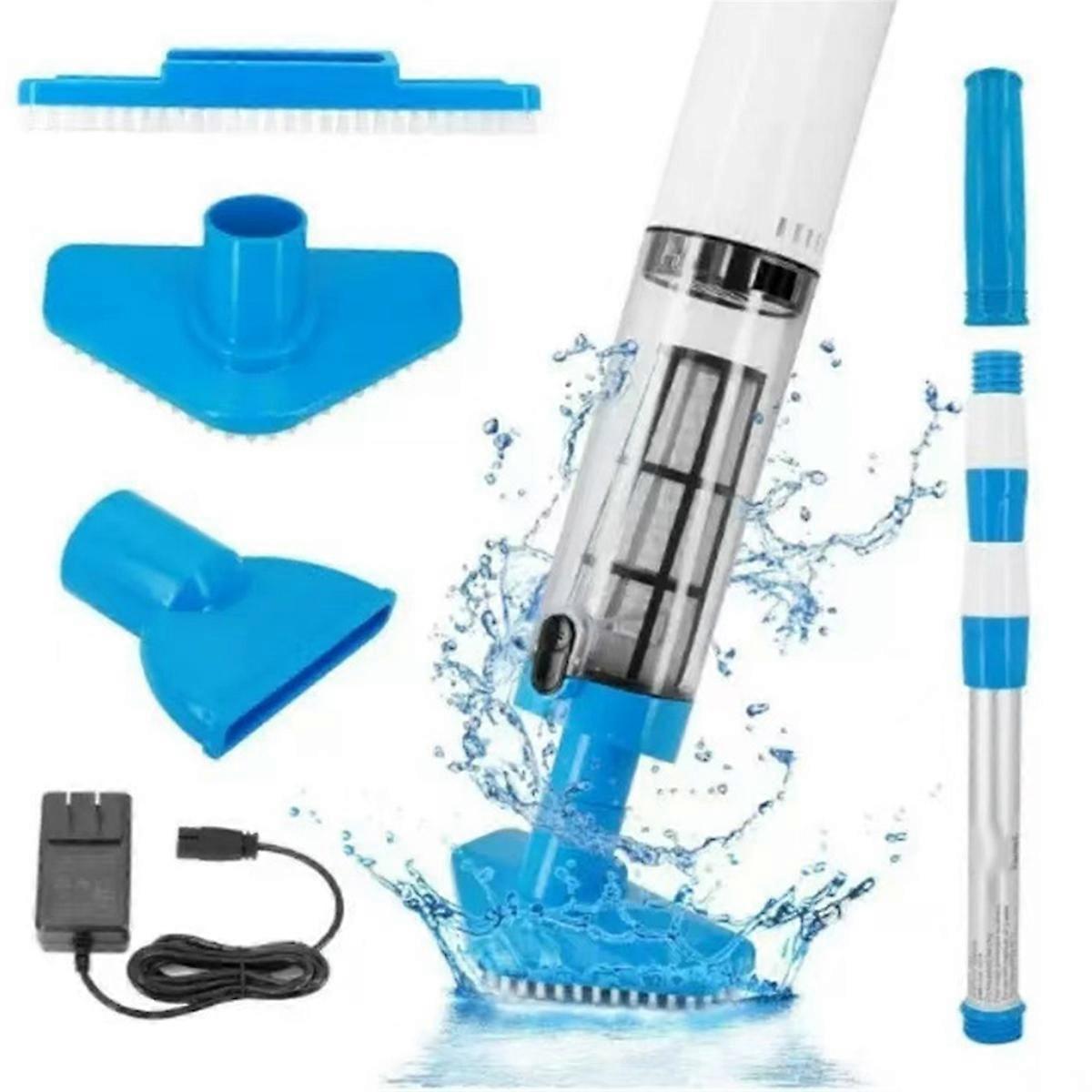 Cordless Pool Vacuum Cleaner EU Plug Handheld Pool Cleaner for Spas Hot Tubs Small Pools EU Plug