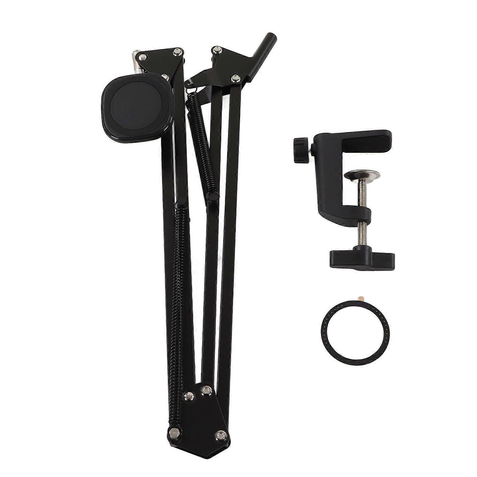 Overhead Phone Mount Magnetic Absorption Multidirectional Flexible Arm Articulating Phone Stand for Table Top