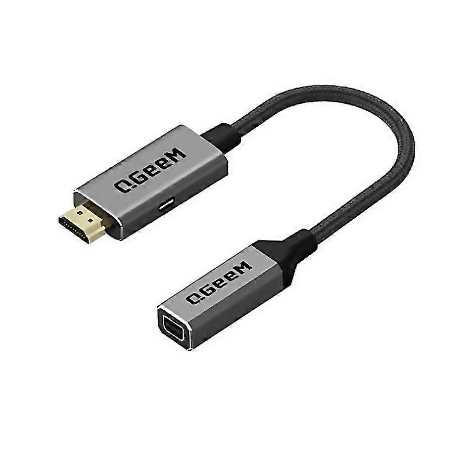 For Qgeem Qghd02 Hdmi Single To Mini Dp Converter