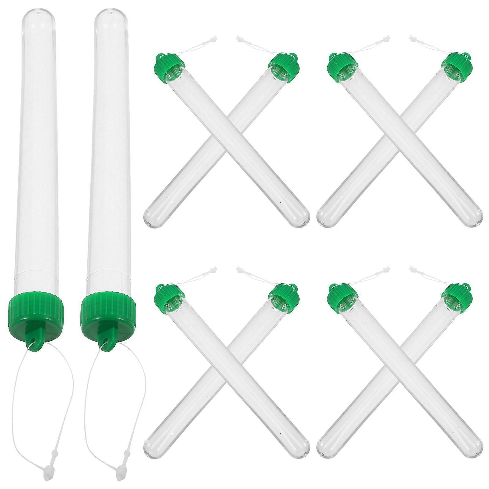 Sample Testing Tubes Small Test Tubes with Screw Caps 50Pcs for Laboratory