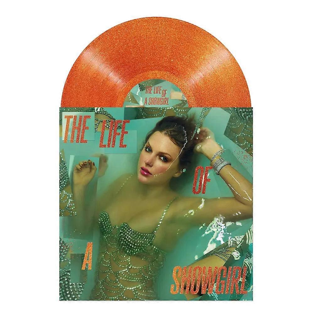 Taylor Swift - The Life of a Showgirl : Sweat And Vanilla Perfume Orange Glitter LP [VINYLE]