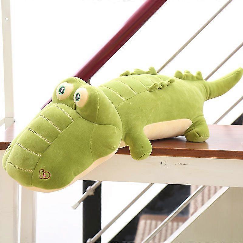 Lying Crocodile Plush Pillow Stuffed Animal Ultra Soft Down Cotton Doll
