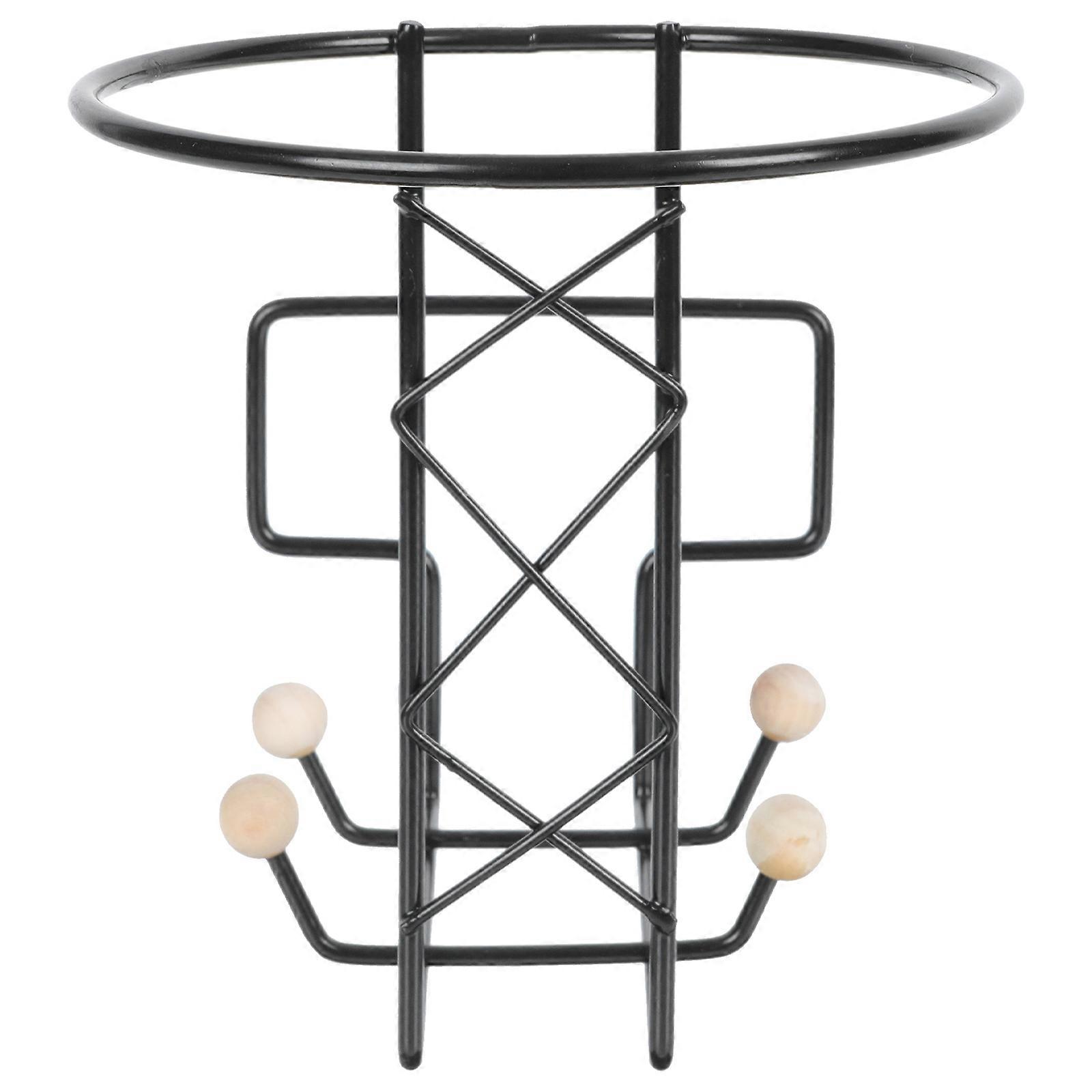 Holder Iron Rack for Storage Use 1Pcs Practical Hat and Stand