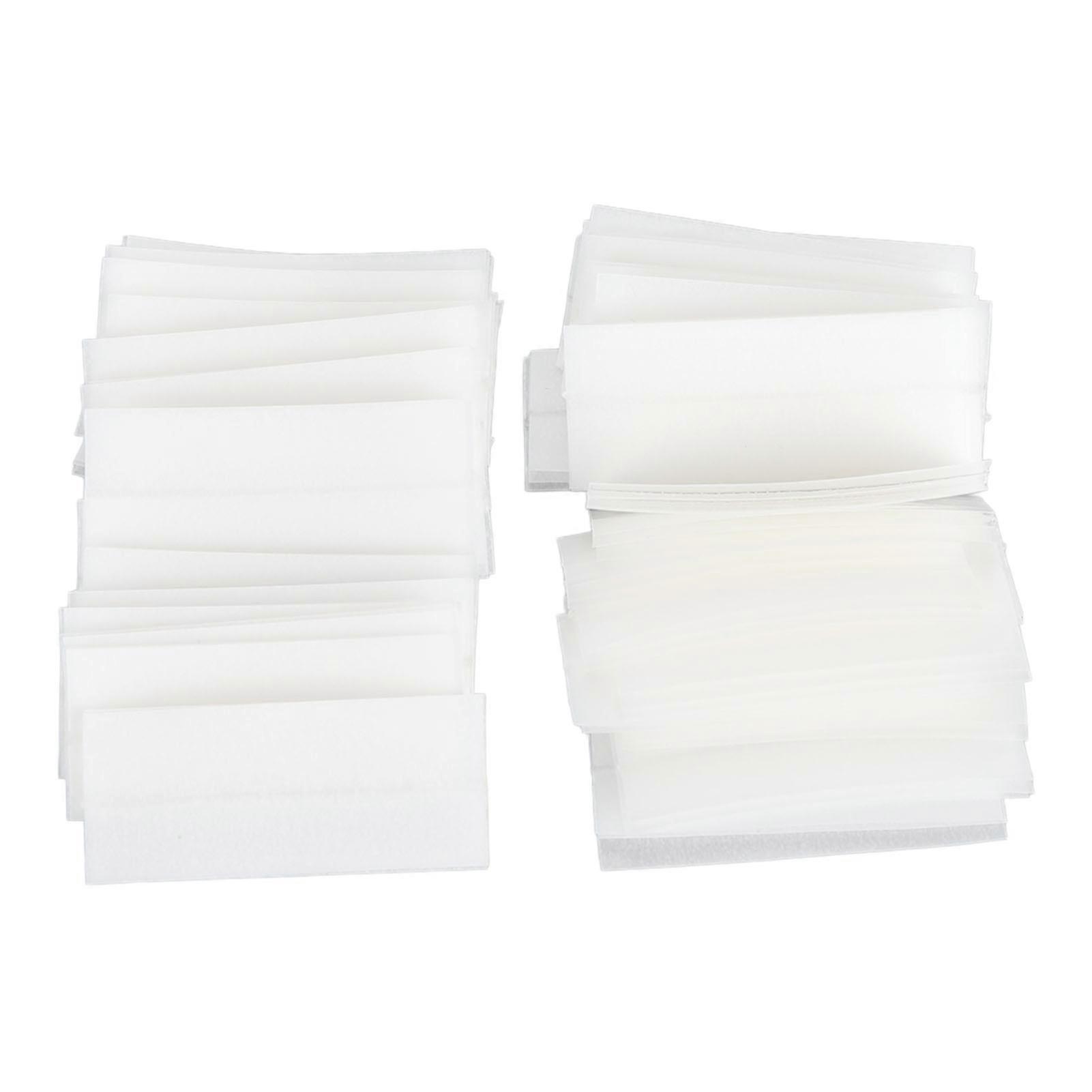 80PCS White Self Adhesive Eyelash Strips 3.3cm Waterproof