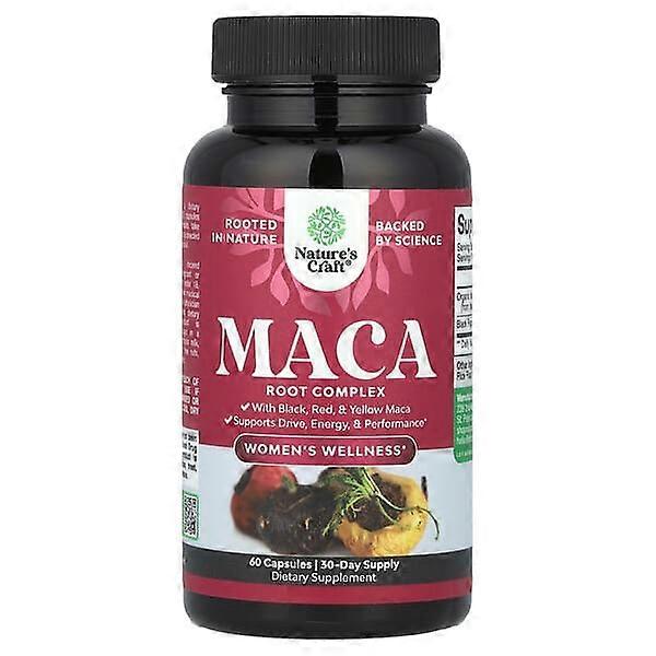 Nature's Craft, Women's Wellness, Maca Root Complex, 60 Capsules