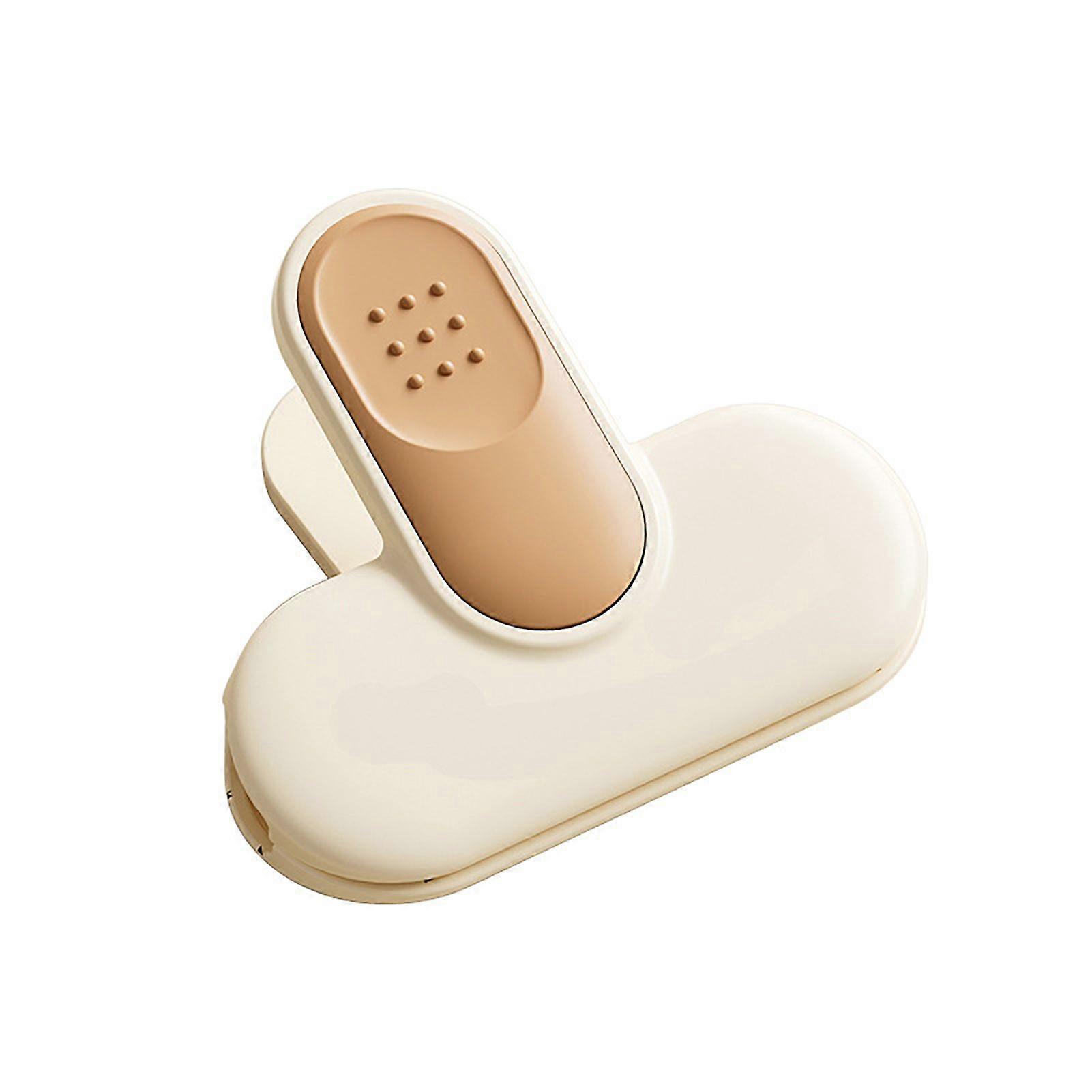 Food Sealing Clip Anti-slip Handle Moisture Resistant Smooth Round Design Resealable Bag Sealing Clamp