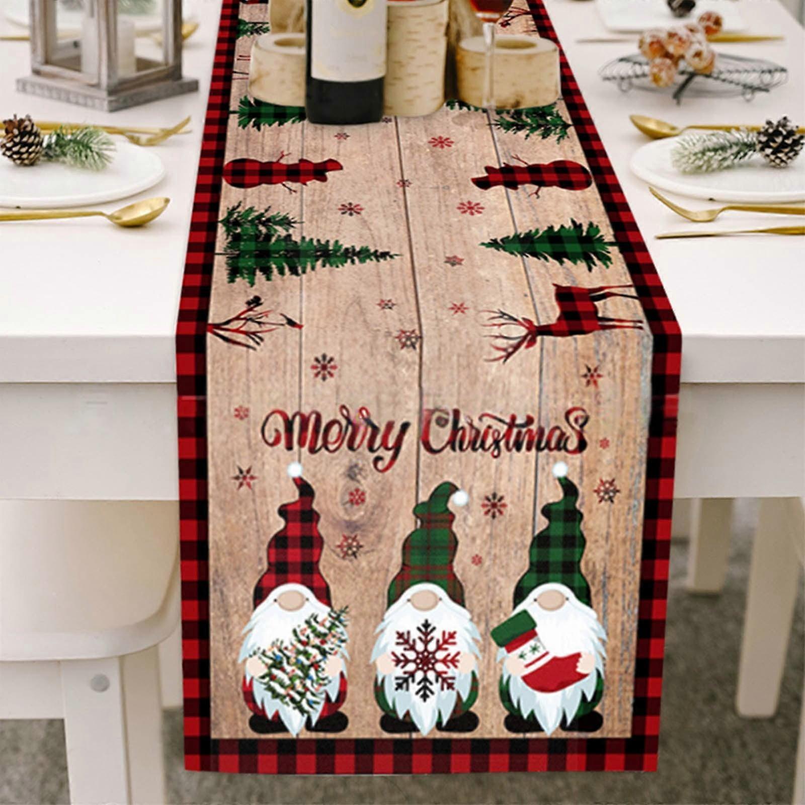 Staron Christmas Table Flag Winter Table Clearance (Red), Christmas Table Flag Winter Table Flag Decorative Table Flag