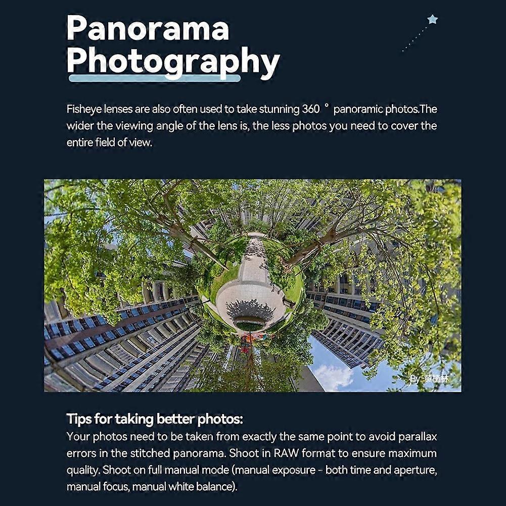 TTArtisan 7.5mm F2 APS-C Fisheye Cameras Lens, Wide Aperture, Compact Design for Panasonic Micro-Type M4/3 Mount Camera
