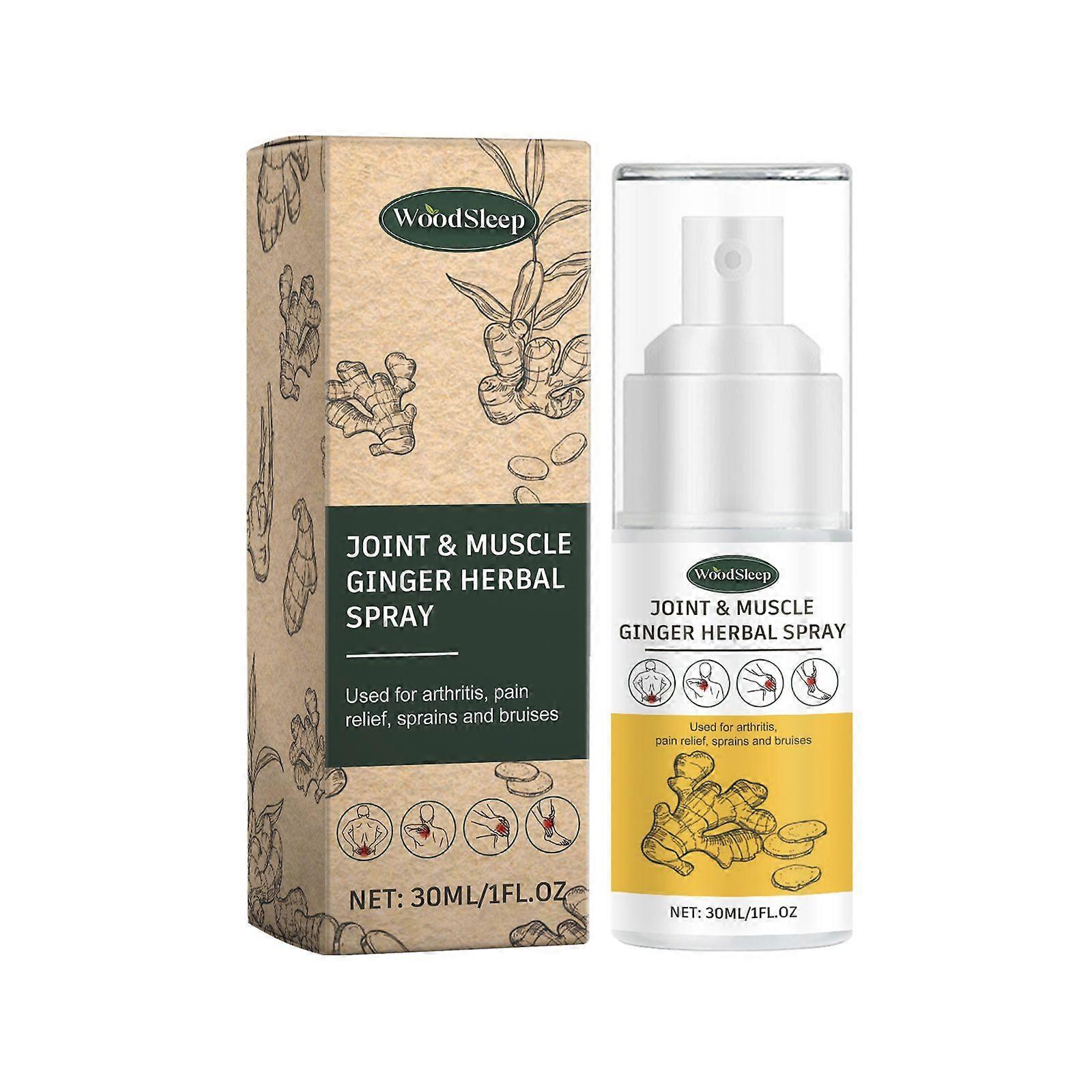 Ginger Joint Spray Contains Calendula Extract, Angelica Extract And Witch Hazel Extract