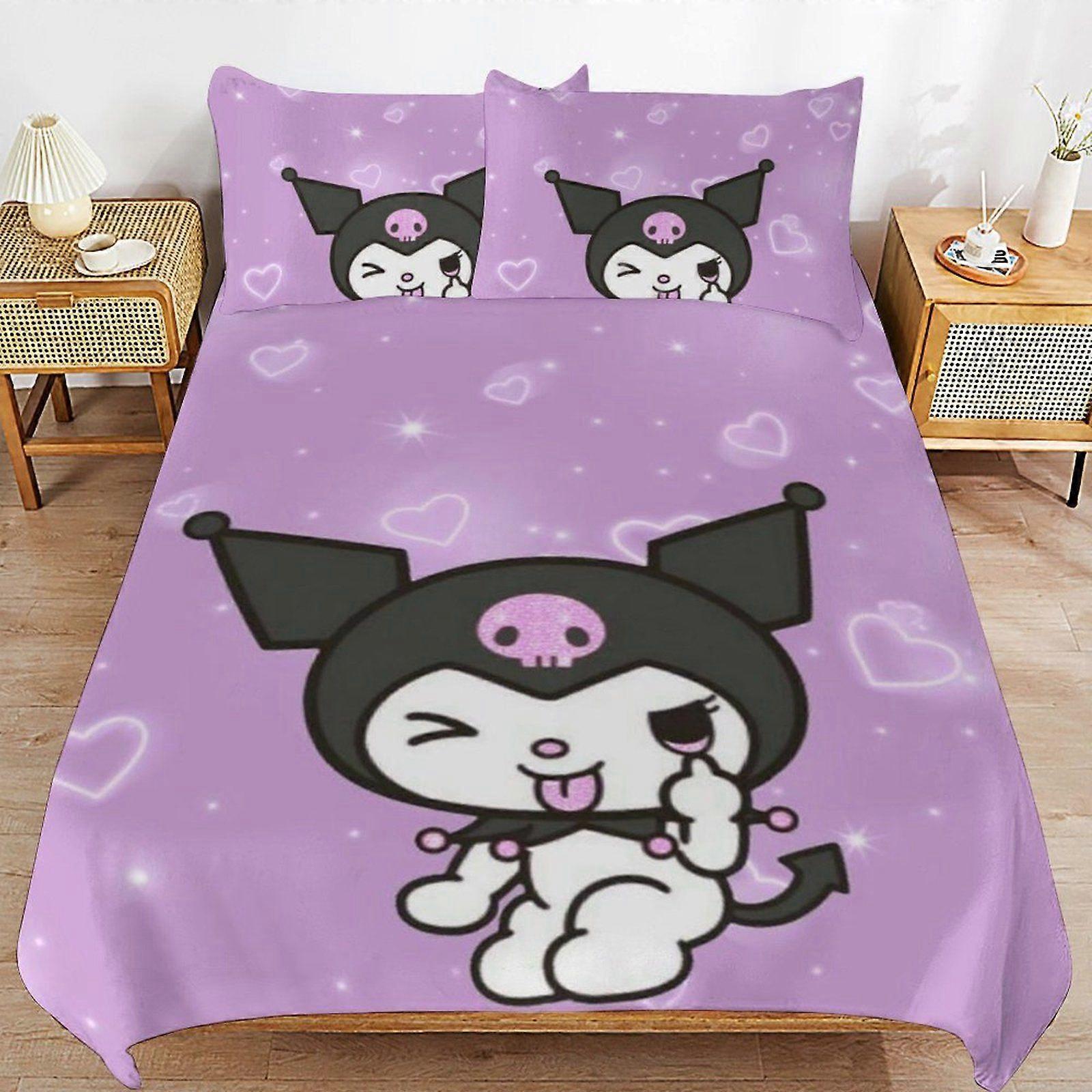 W108 Sanrio Hotel Style Sleep Texture Consistent Fabric Secure Fit Closure Duvet Cover Sets Advantage M108