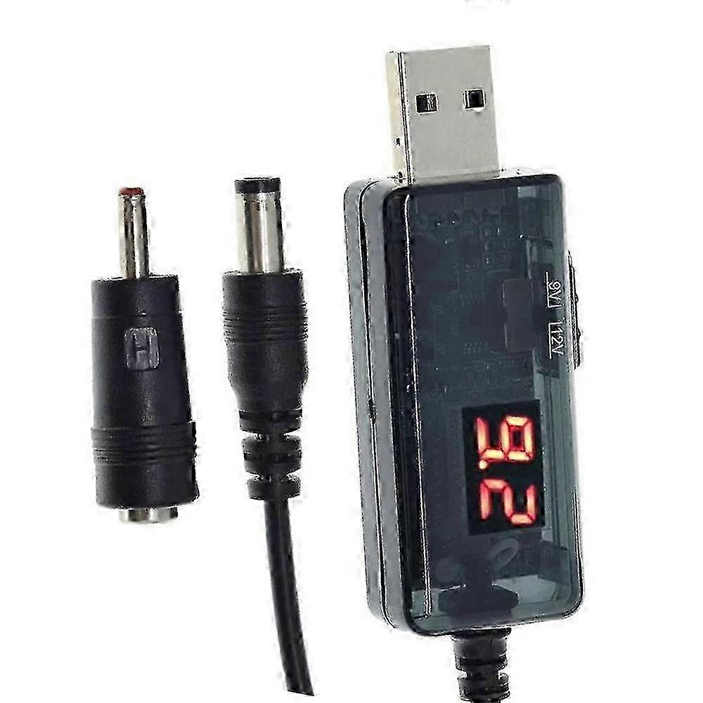 USB Boost Converter DC 5V to 9V 12V Step Up Power Adapter Cable