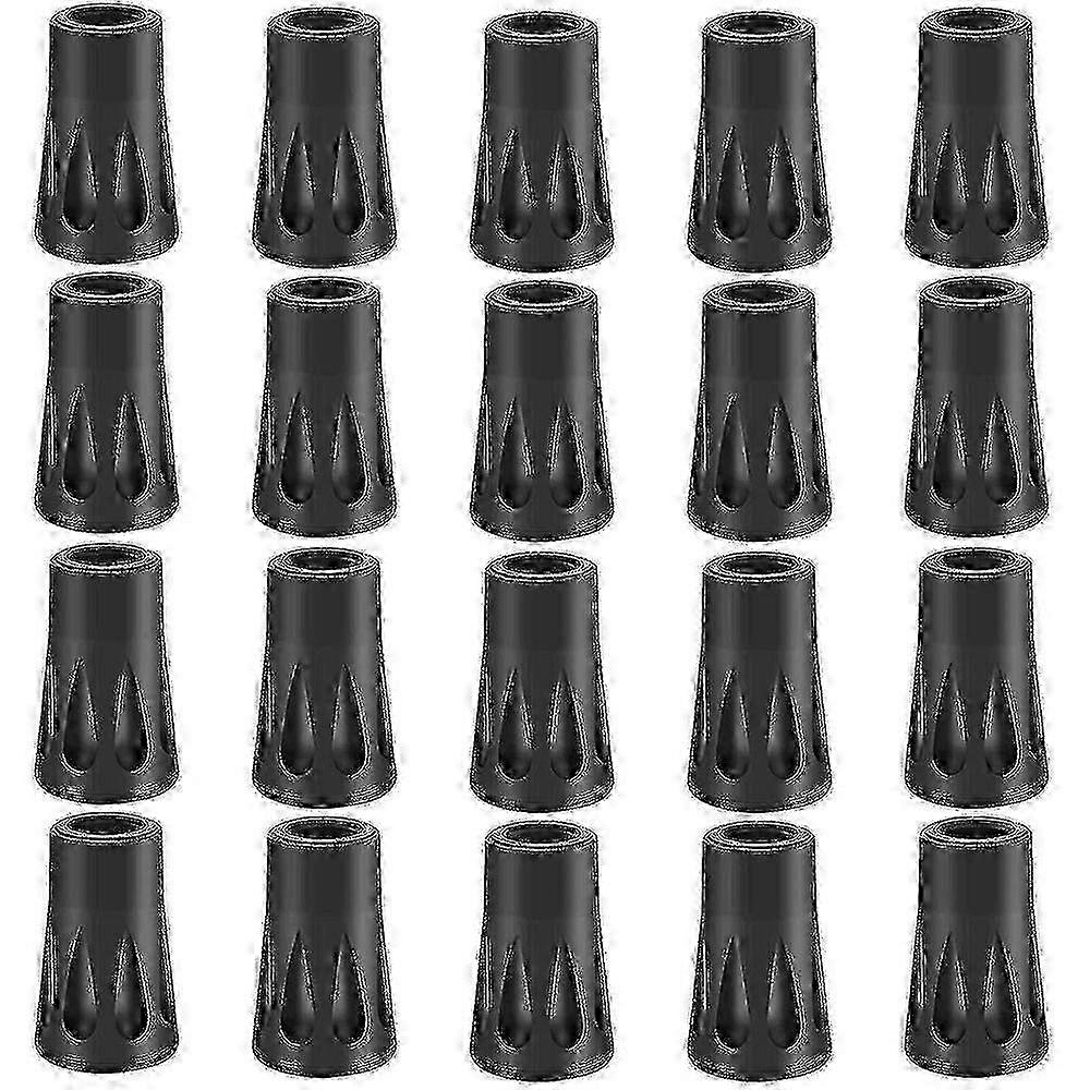 20 X Rubber Buffer Set Hiking Poles Rubber Buffer Nordic Walking Pads