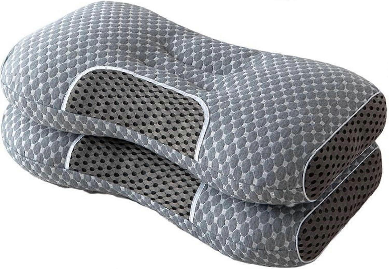 Foam Cervical Memory Pillow Memory Foam Cervical Pillow Neck Support 70x45cm Gray Home Use