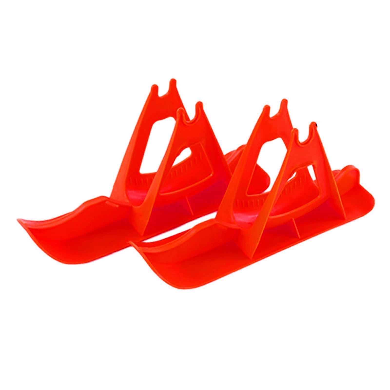 Snøscooter Ski Slede Hjulblader Slede Ski Brett Strand Skateboard Vinter Sykkel Universal Slede Skibrett Rød