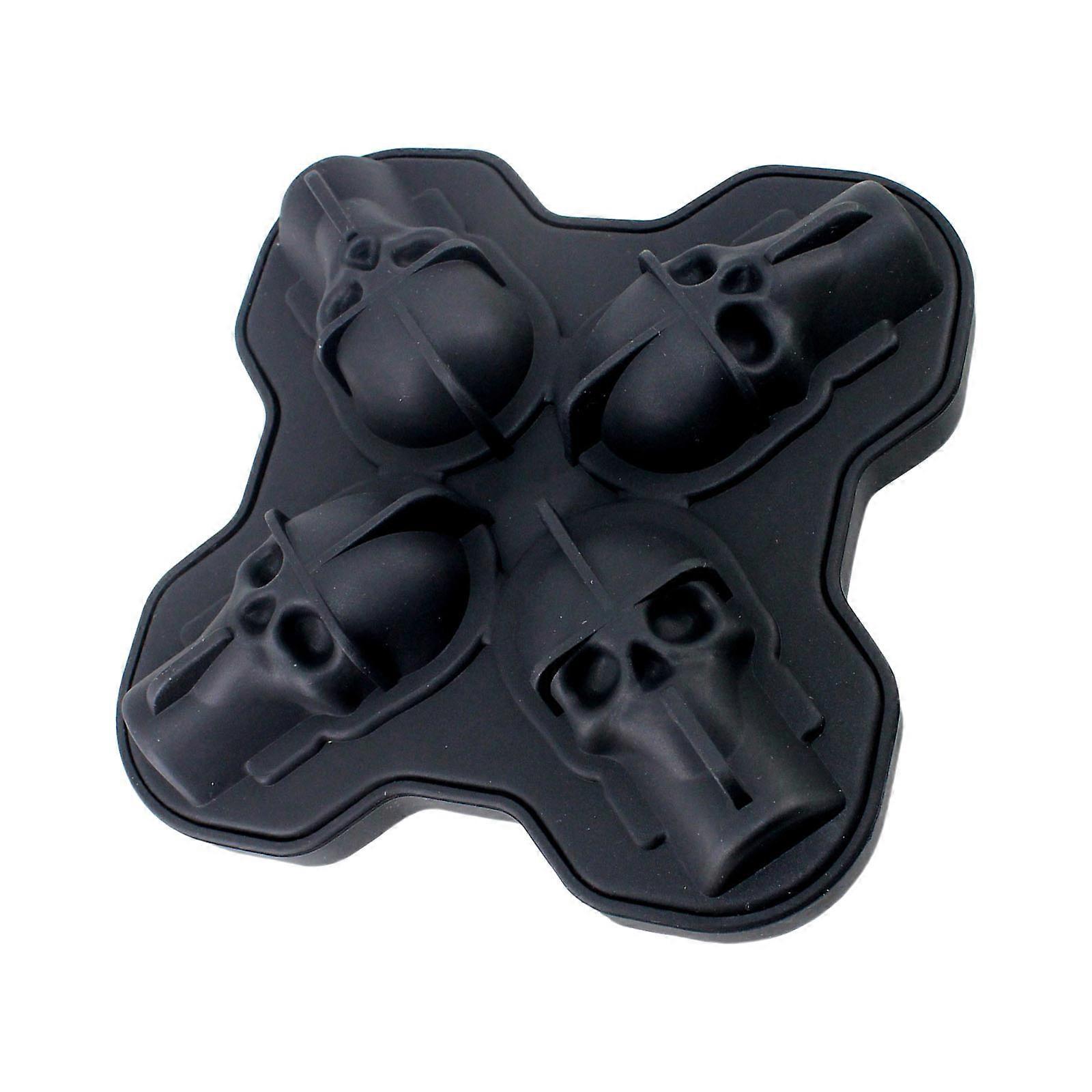 Safe Silicone Ice Tray with Brilliant Texture Efficient Kitchen Ice Cubes Maker For Faster Chilling Beverages Multicolor