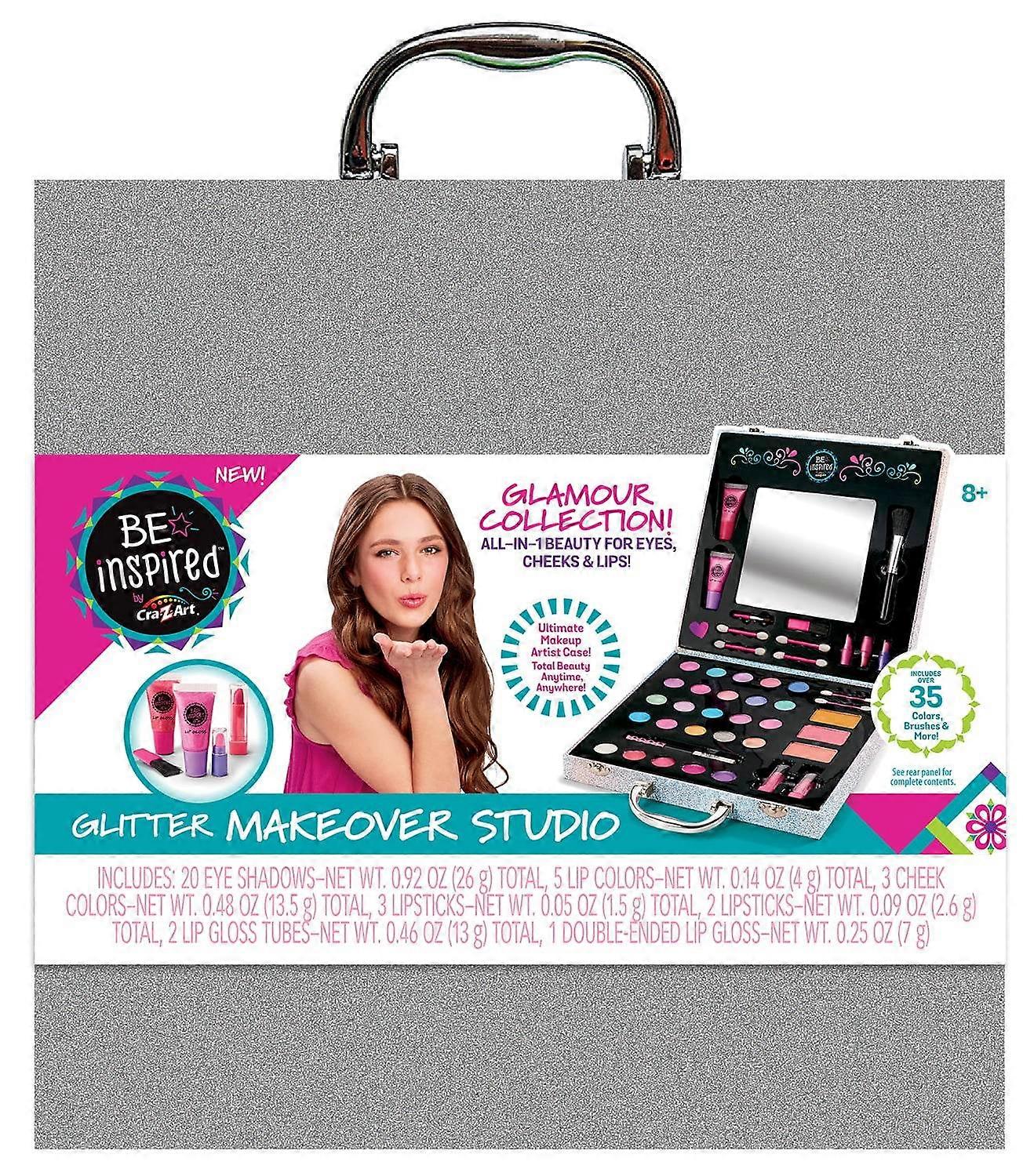Cra-z-art Be Inspired Glitter Makeover Studio With Case, 1 Ea