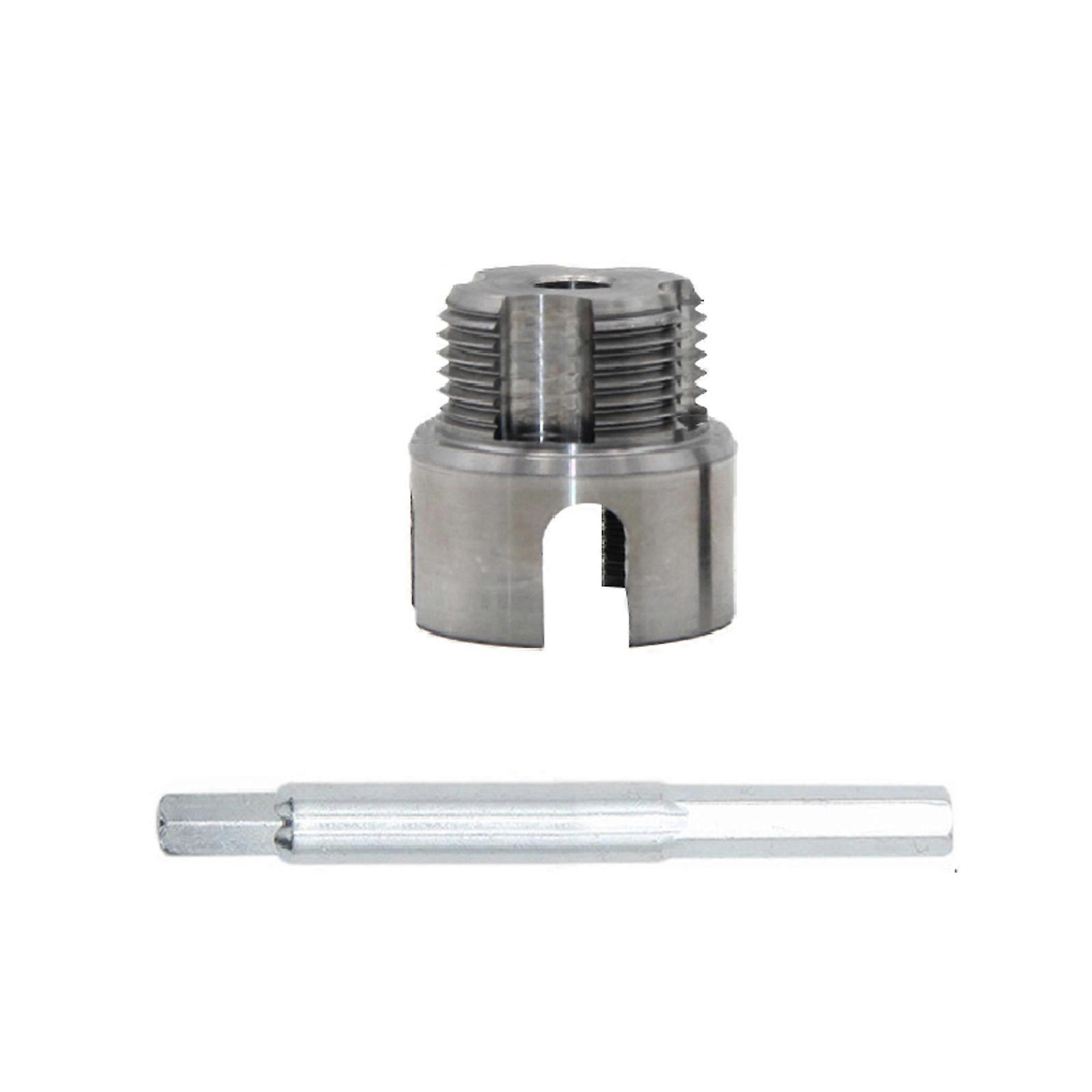 Pipe Threading Tool, PVC Pipe Threader 1/2'' 3/4'' Internal & External Pipe Threading Tool for Water Plumbing Multicolor