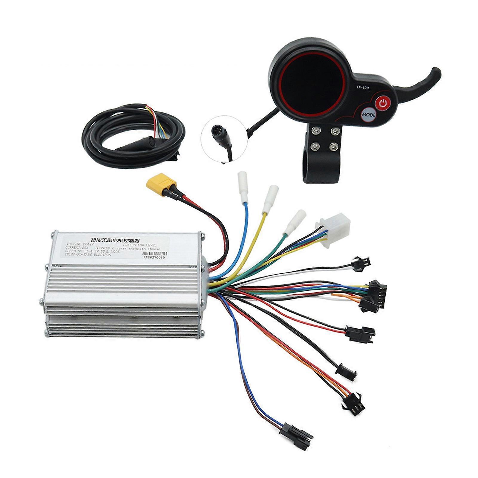 Waterproofed Bike Controller LCD Digital Display Universals Cycling Computer for Bicycles Scooters Various Weather Multicolor