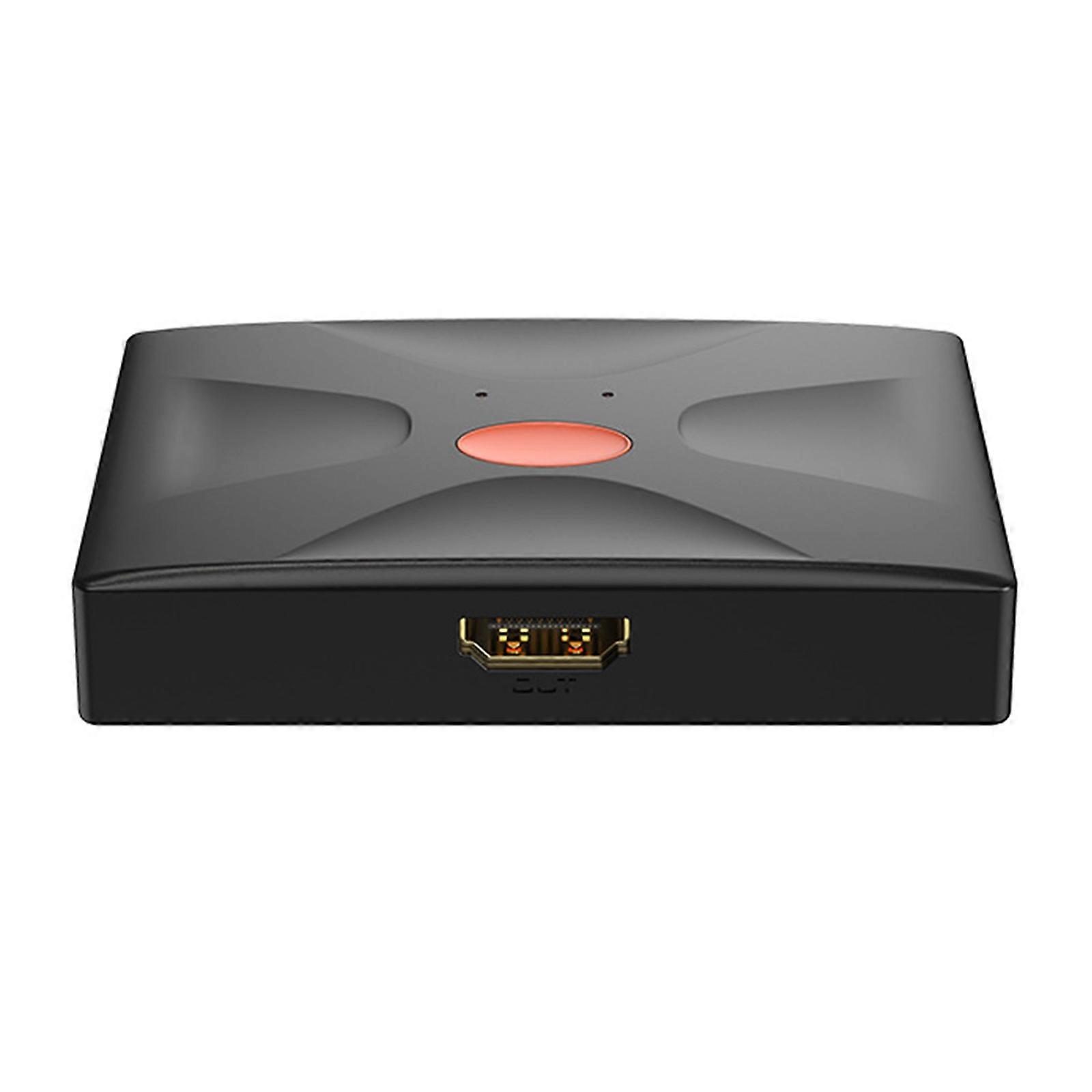 Monitor KVM For Controlling 2 Via Single Mouse Metal Enclosure Supports USB Accessories Multicolor