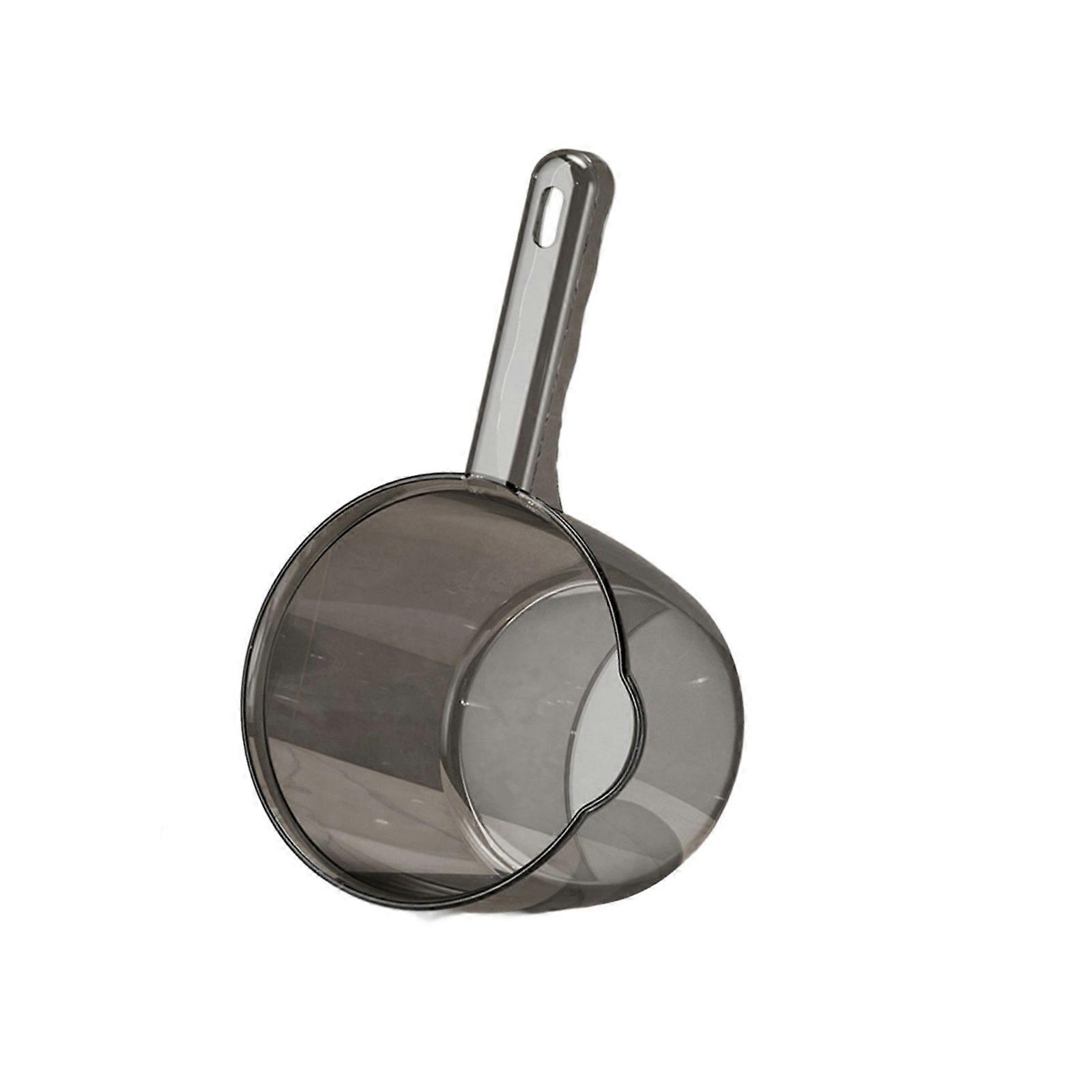 Oversized Leak Proof Plastic Ladle For Cooking High Efficiency See Through Water Dipper Bath Pitcher with Long Handle Multicolor