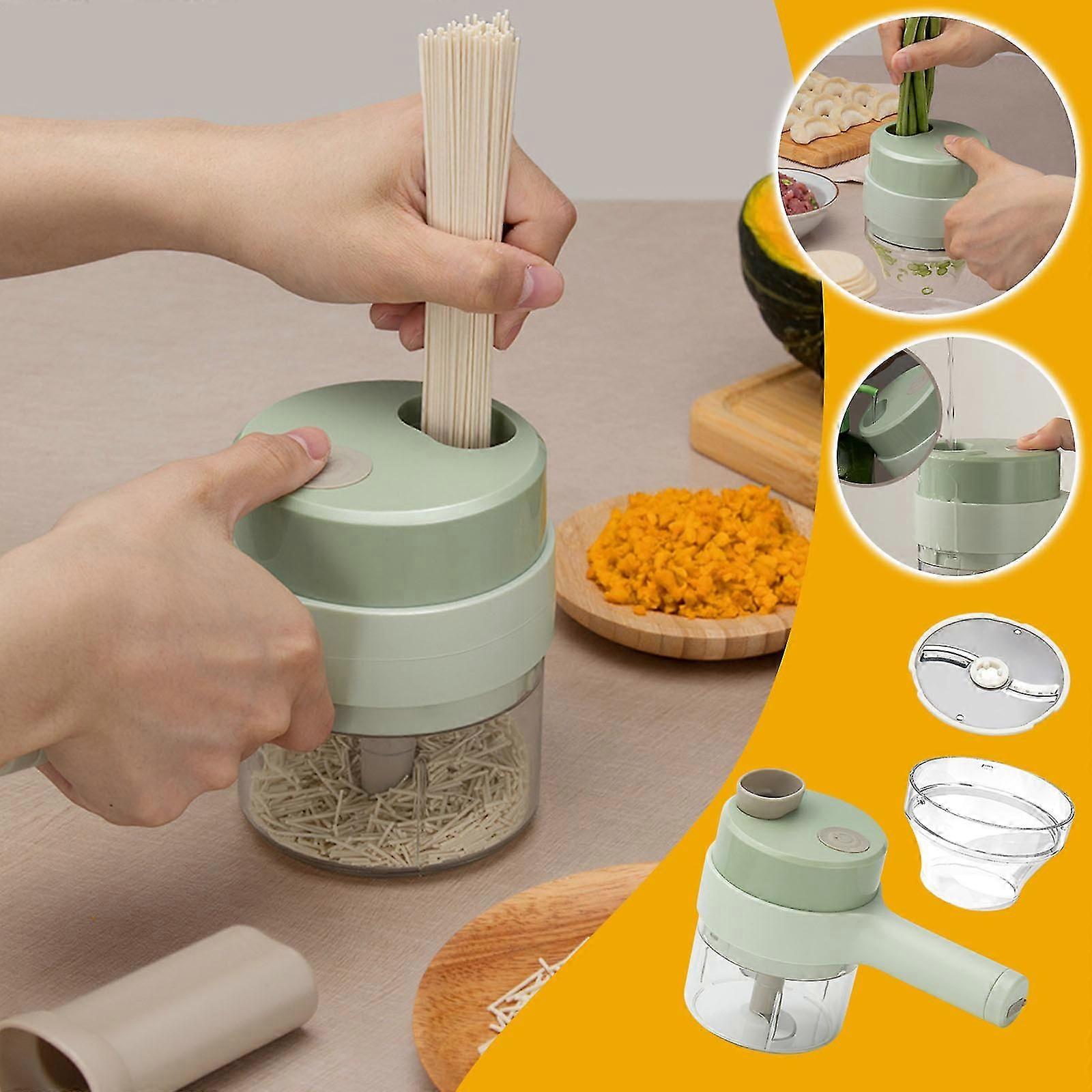 Kitchen Household Multifunctional Electric Wireless Vegetable Cutter