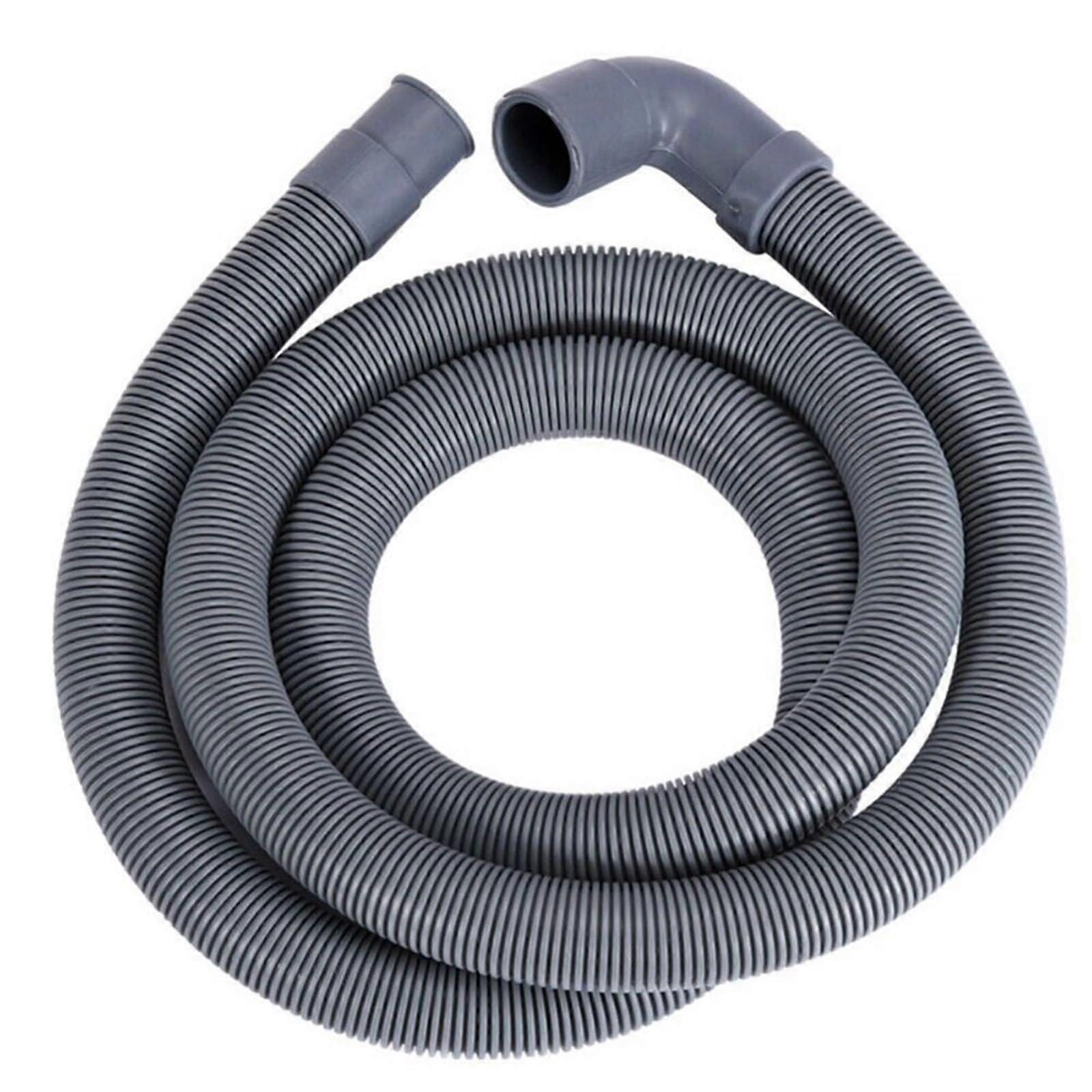 Universal Washing Machine Dishwasher Drain Hose Extension Outlet Pipe Spare Part (1M) 1 Meter Length Universal Fit