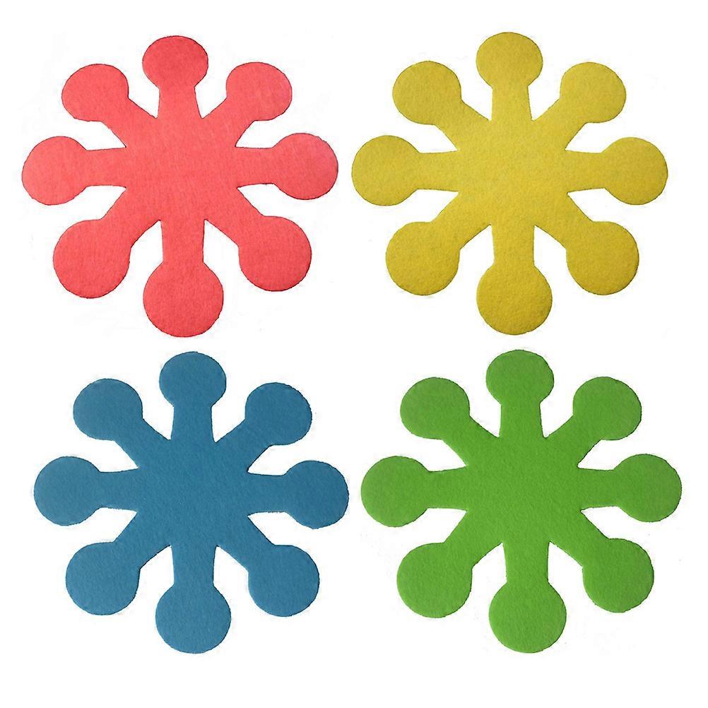 Easter Table Coasters Eight Petals Pot for Decoration 8Pcs