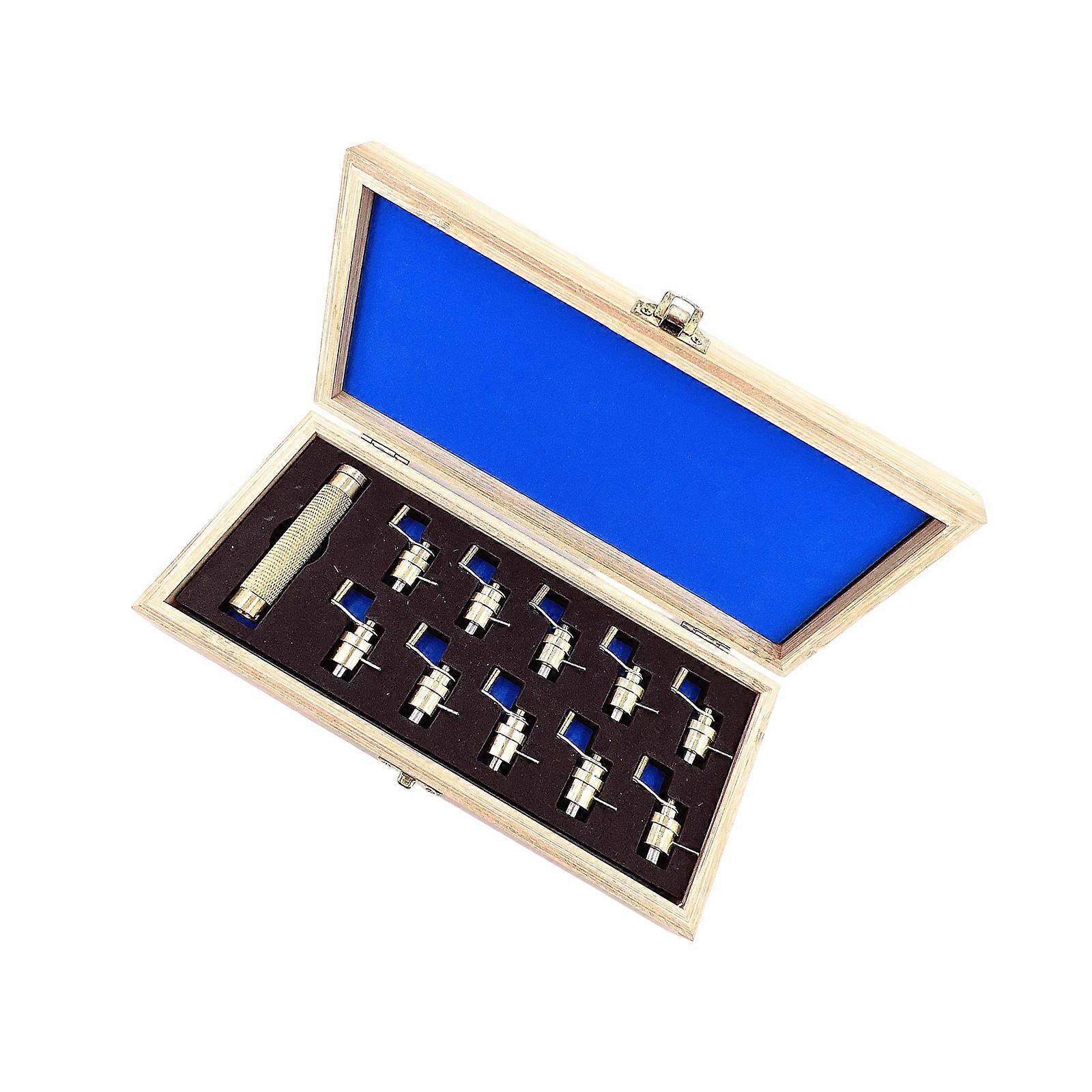 Professional Watch Winder Tool Set Brass Bamboo Materials Precise Maintenance For Diverse Timepieces Multicolor