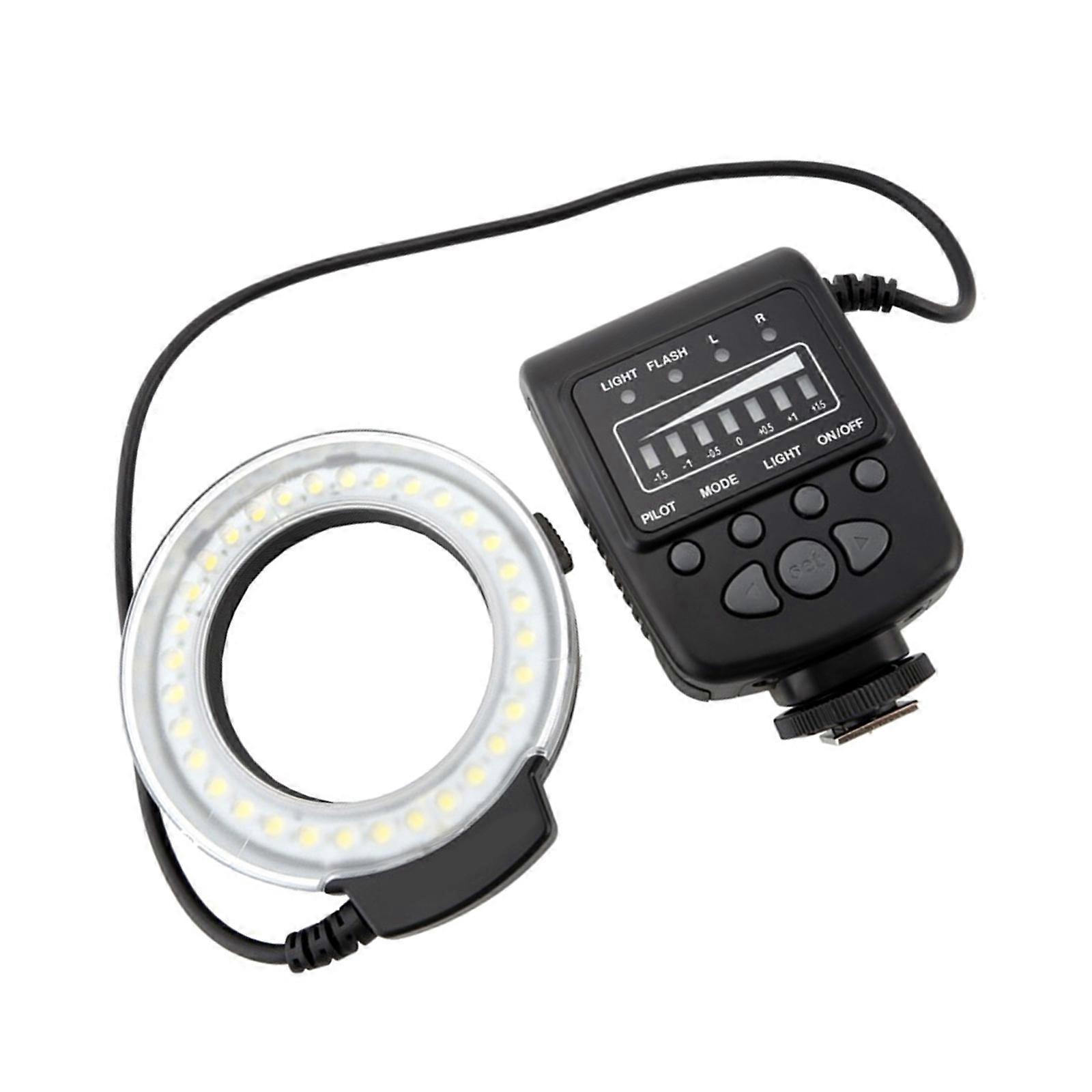  FC100 LED Annular Flash for Macro Photography, Enhances Detail with Soft Illumination Adjustable Brightness Multicolor
