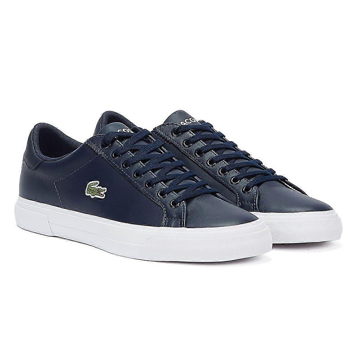 Lacoste Lerond Plus 0722 1 Mens Navy/White Trainers