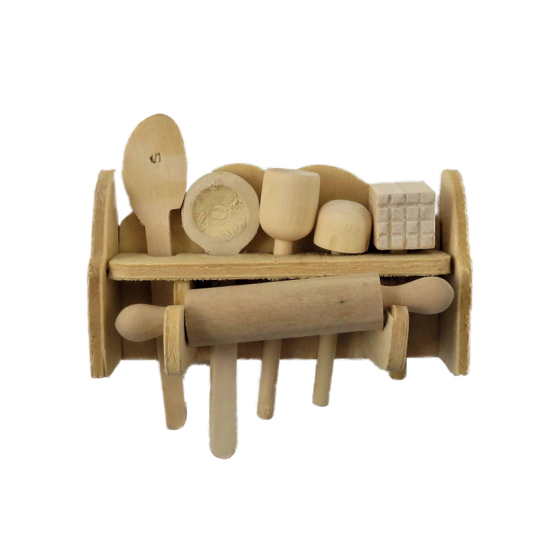 دمى البيت أواني كبيرة عقد الجرف مصغرة مطبخ ملحق 7 قطع