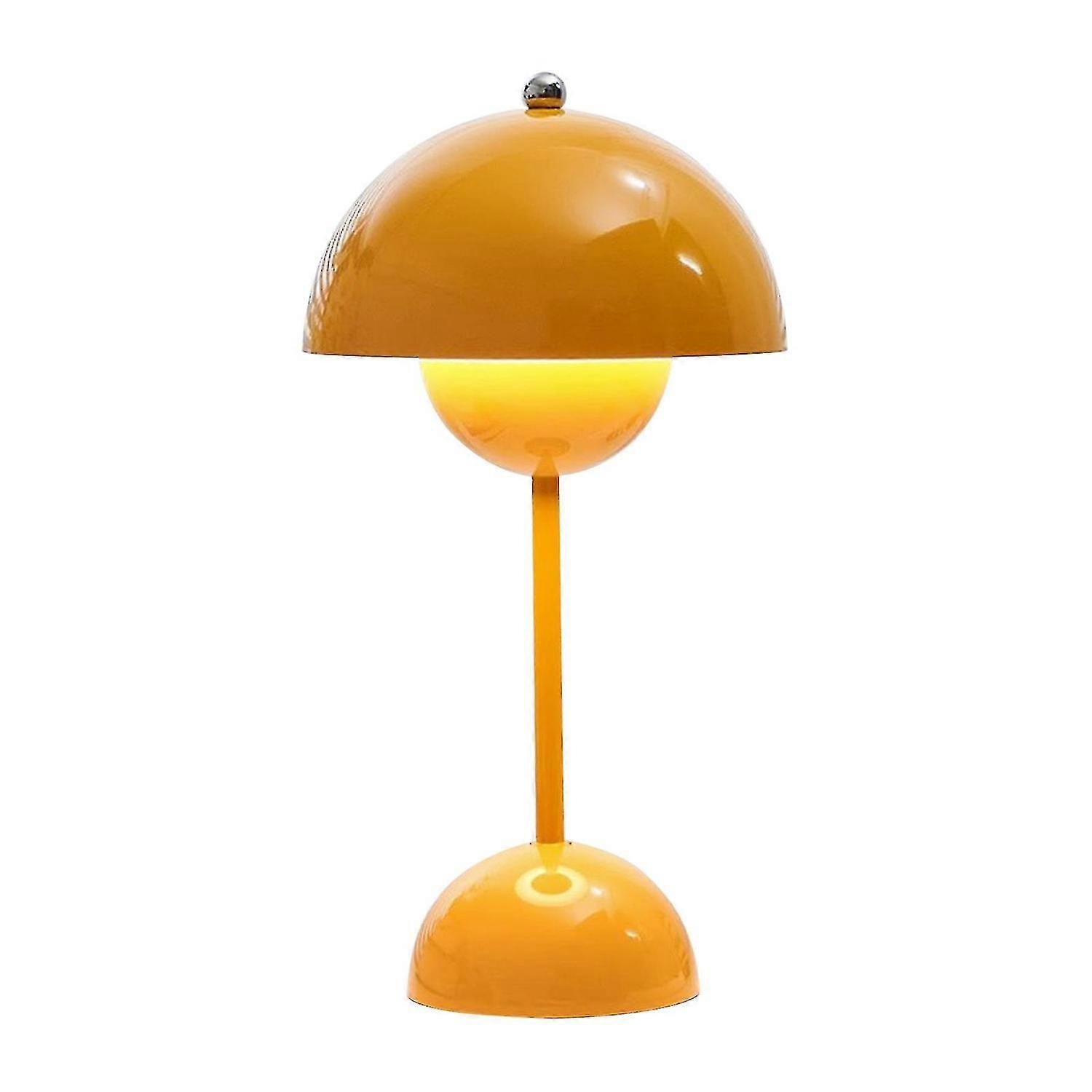 Lampe de table rechargeable nordique moderne bouton de fleur éclairage