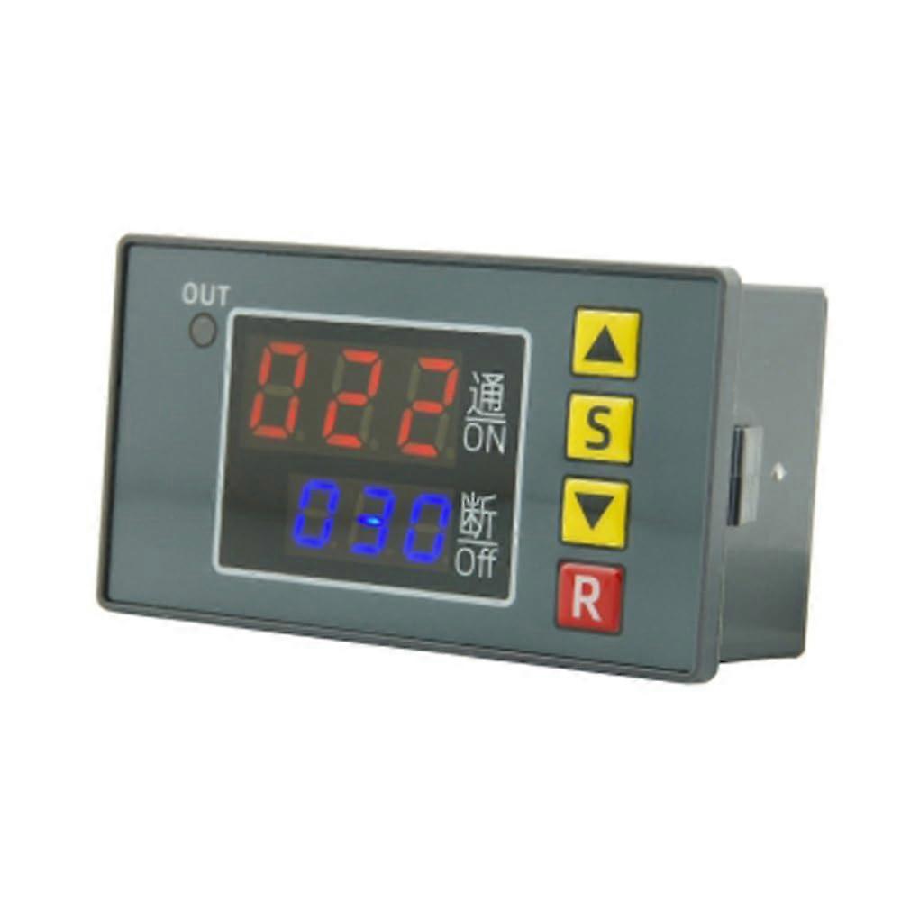 T3231 Programmable Time Controller, 1Way Relay, Auto/Manual Trigger, External Trigger, 110220VAC, 2200W, Multicolor