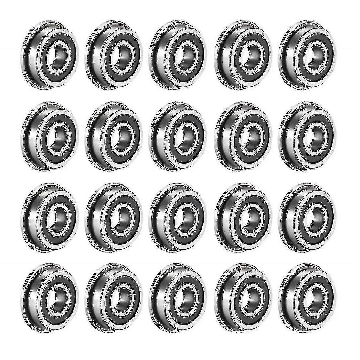 20 قطعة F695-2rs تحمل 5x13x4mm محامل كروية ذات أخدود عميق مصغر ذو حواف F695rs متوافق مع V