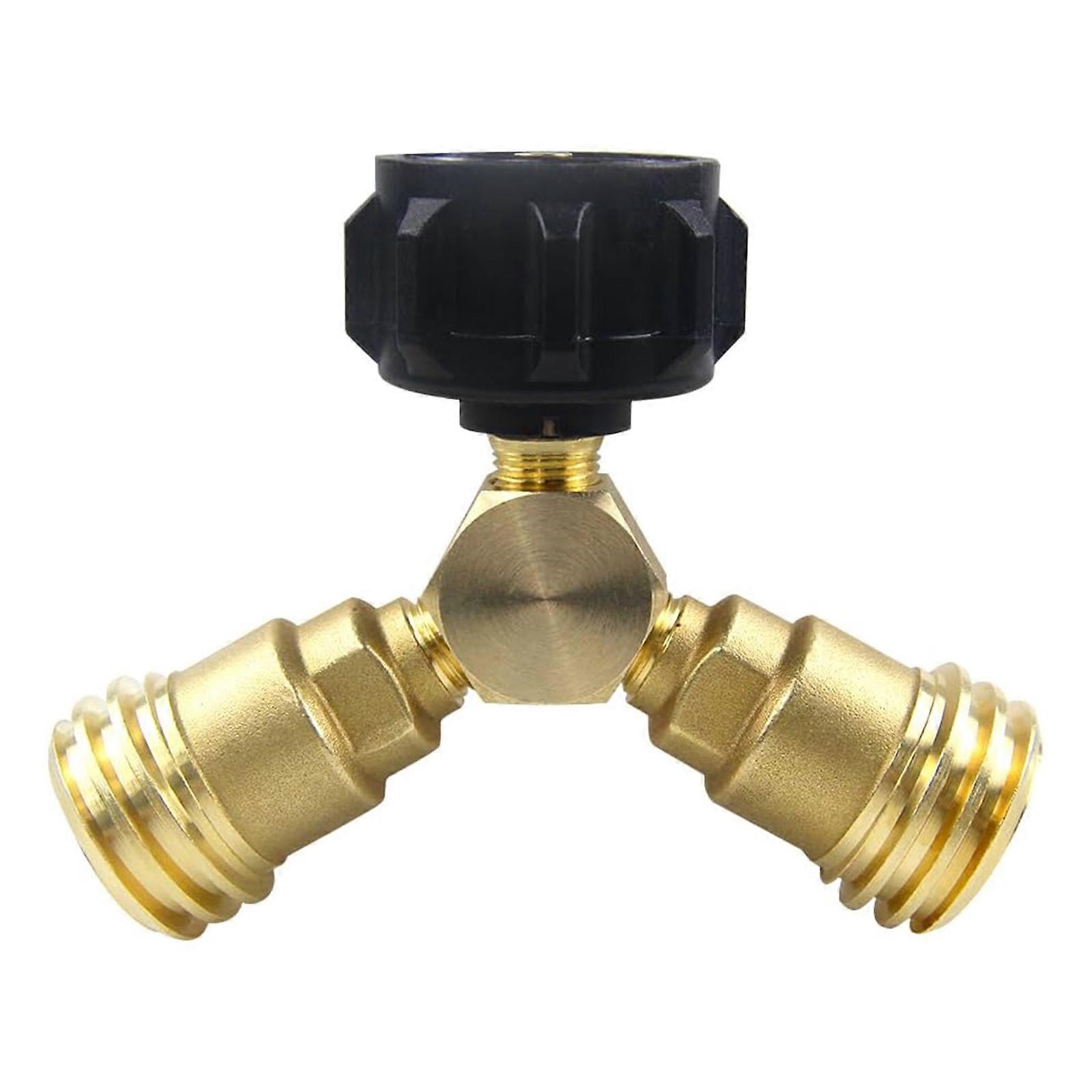 Multipurpose Brasses Propanes Fittings Set For Duals Hose Splitter Assembly With Secure Gas Line Connection Multicolor