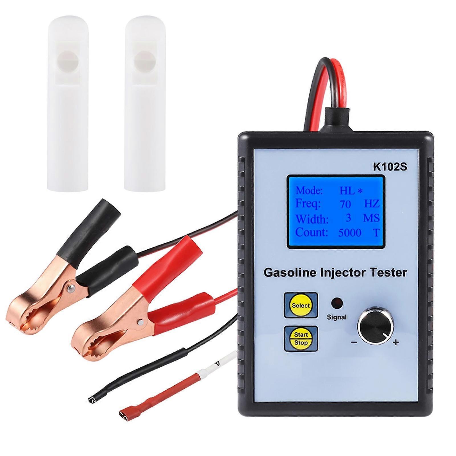 Gasoline Injector Tester Gasoline Injector Tester DC12V Injector Scan Tester Professional System Scan Tool Multicolor