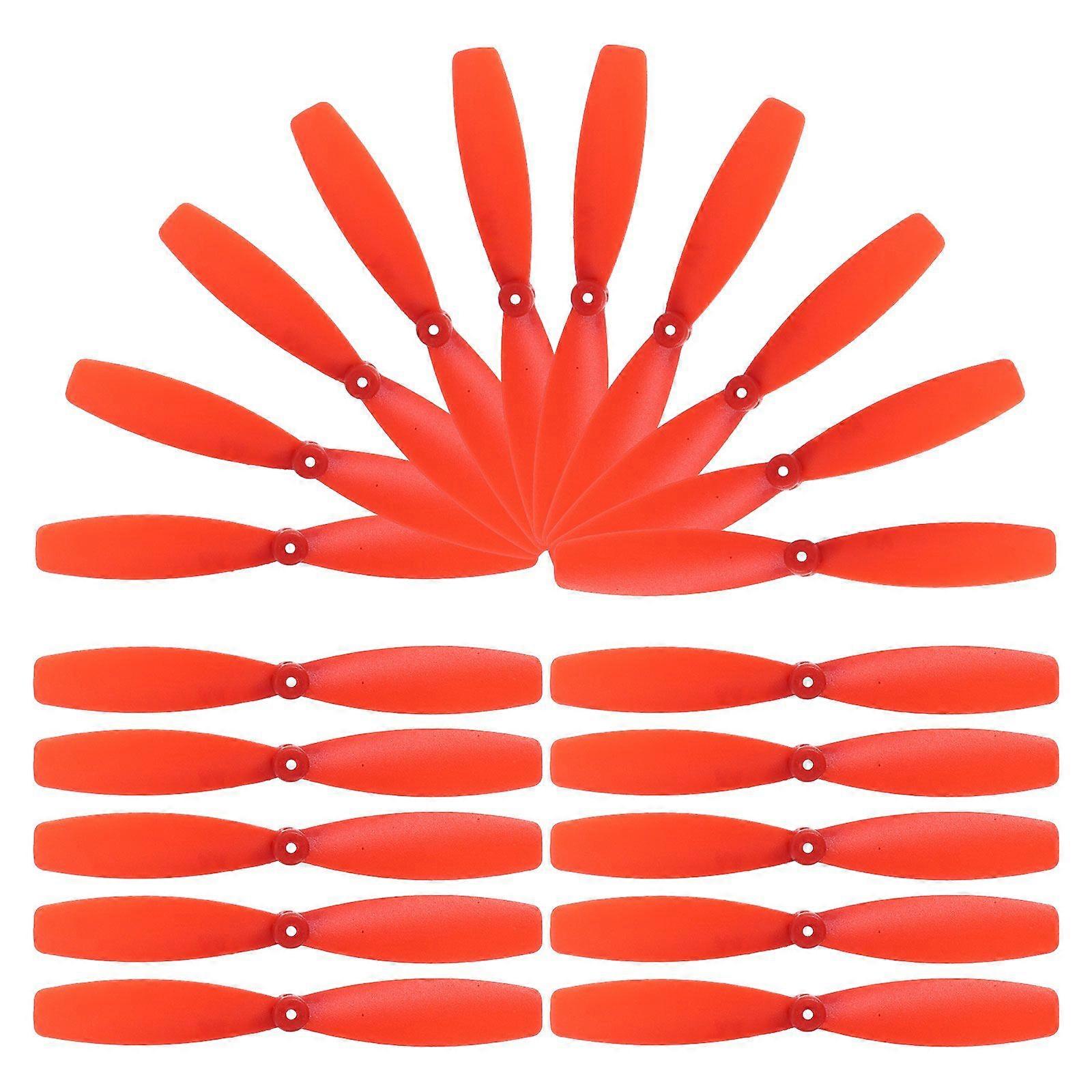 10 Pairs Self-assembly Small Propeller Plastic 2-vane Propeller Parts Rc Airplane Toy Propeller