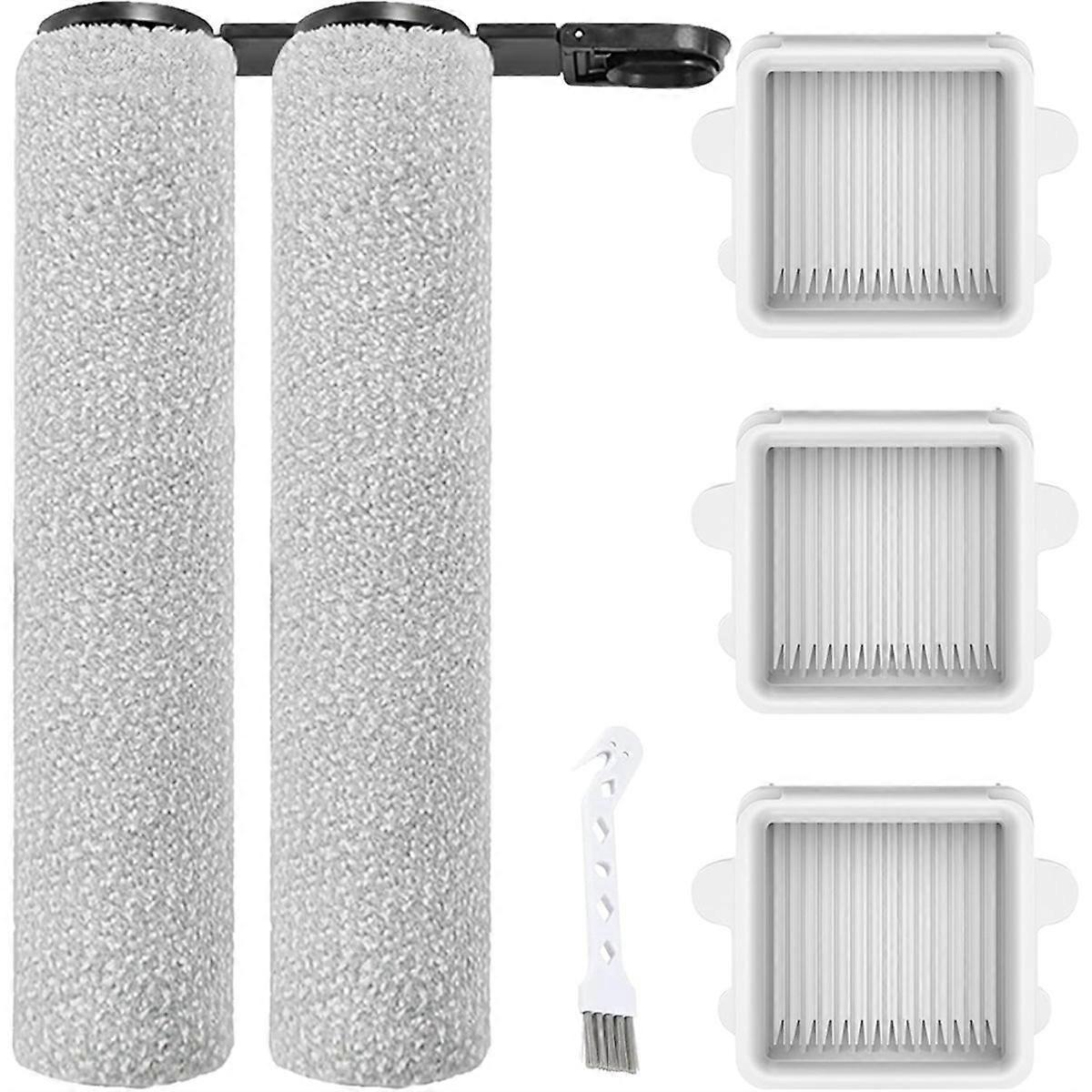 For F25, 2 Brush Rollers and 3 Filters for /F25, RT/F25, /F25A, /F25 Wet/Dry Vacuum Cleaner Replacem