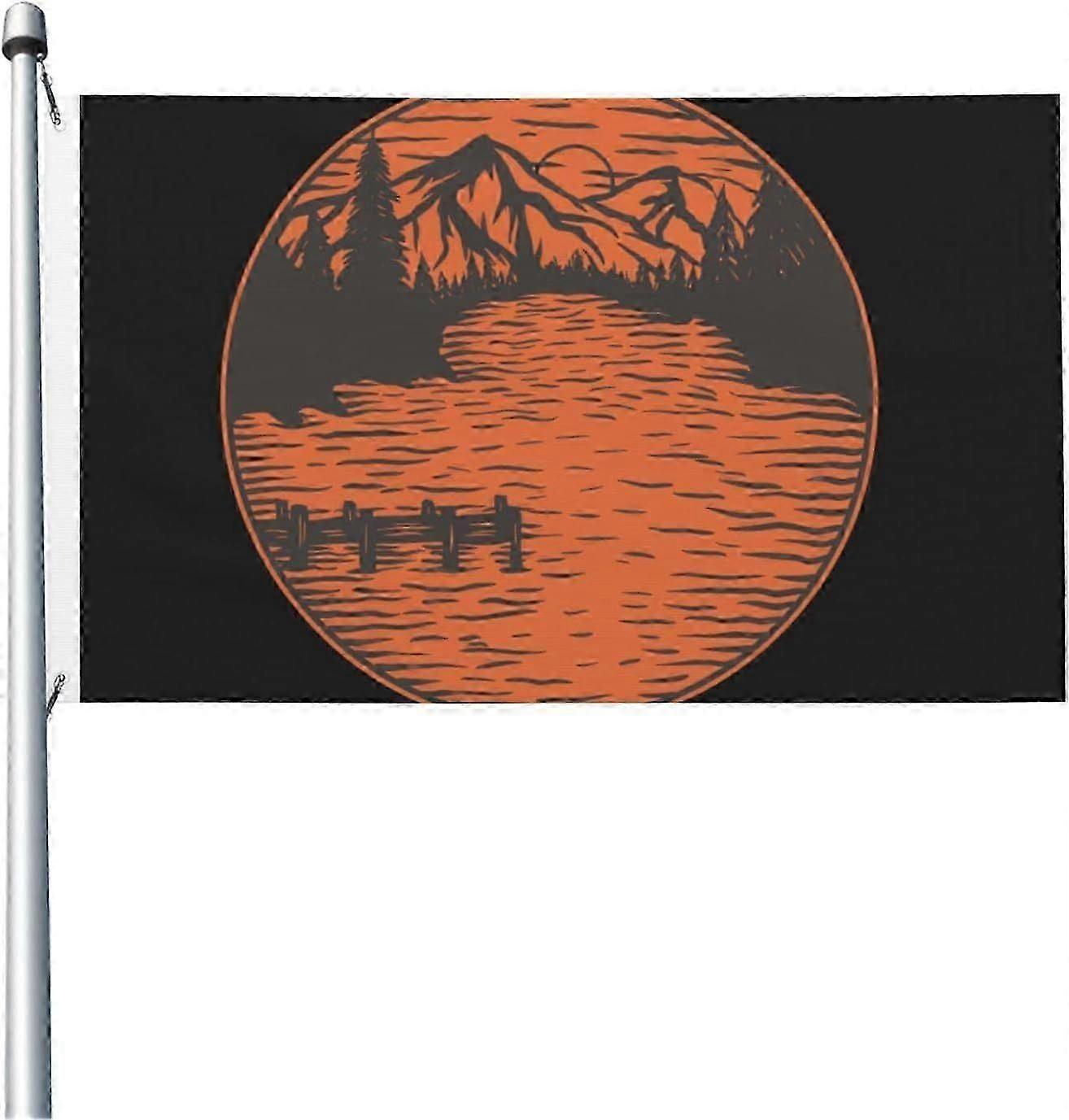 Orange Lake View Flag Mode A-3314