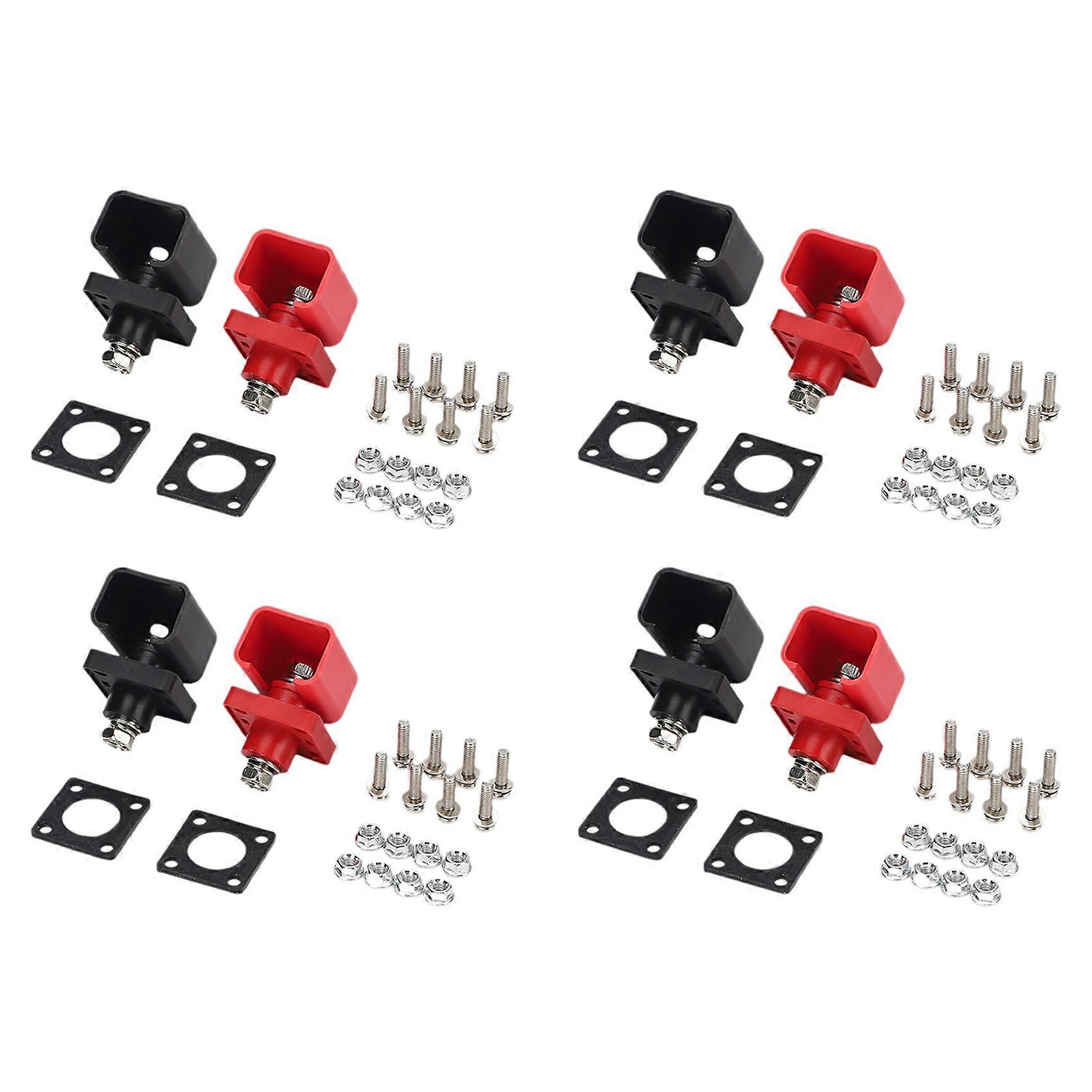 8pcs 200A Energy Storage Lithium Battery Terminal High Current Lithium Battery Copper Terminal Connector