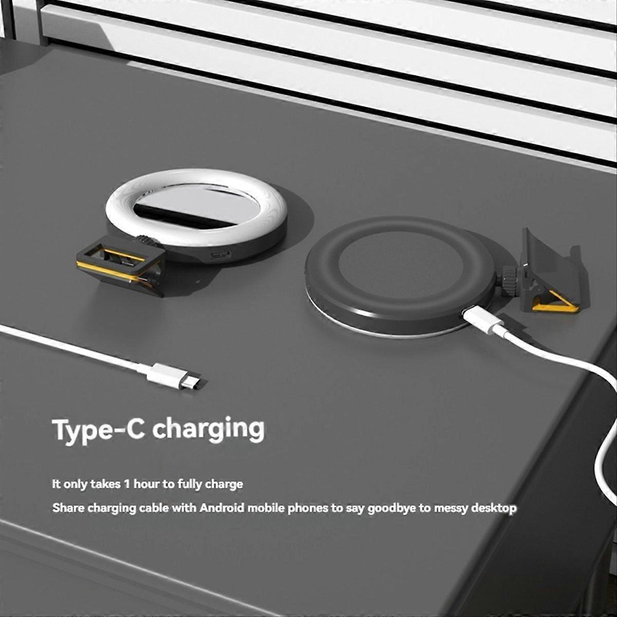 Selfie Ring Light Rechargeable Portable Clip on Selfie Ring Light