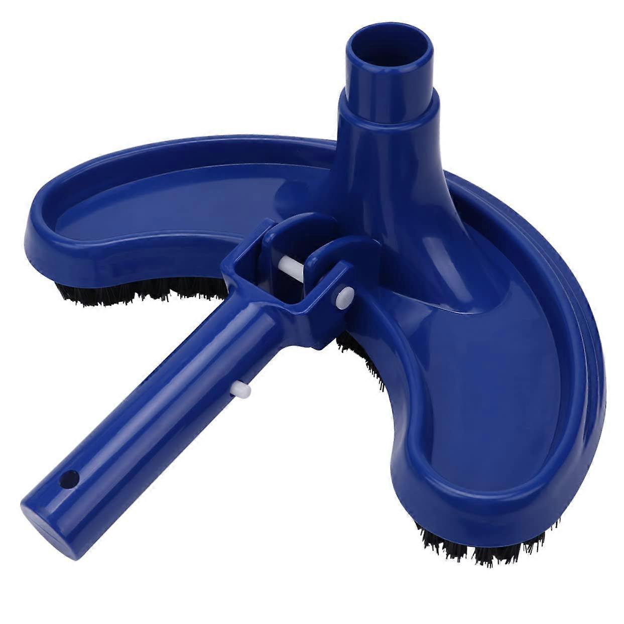 Curved Pool Vacuum Head with Brushes for Swimming Pool Cleaning and Powerful Suction