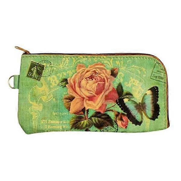 Pencil Case - Zipper Various Motifs Rose