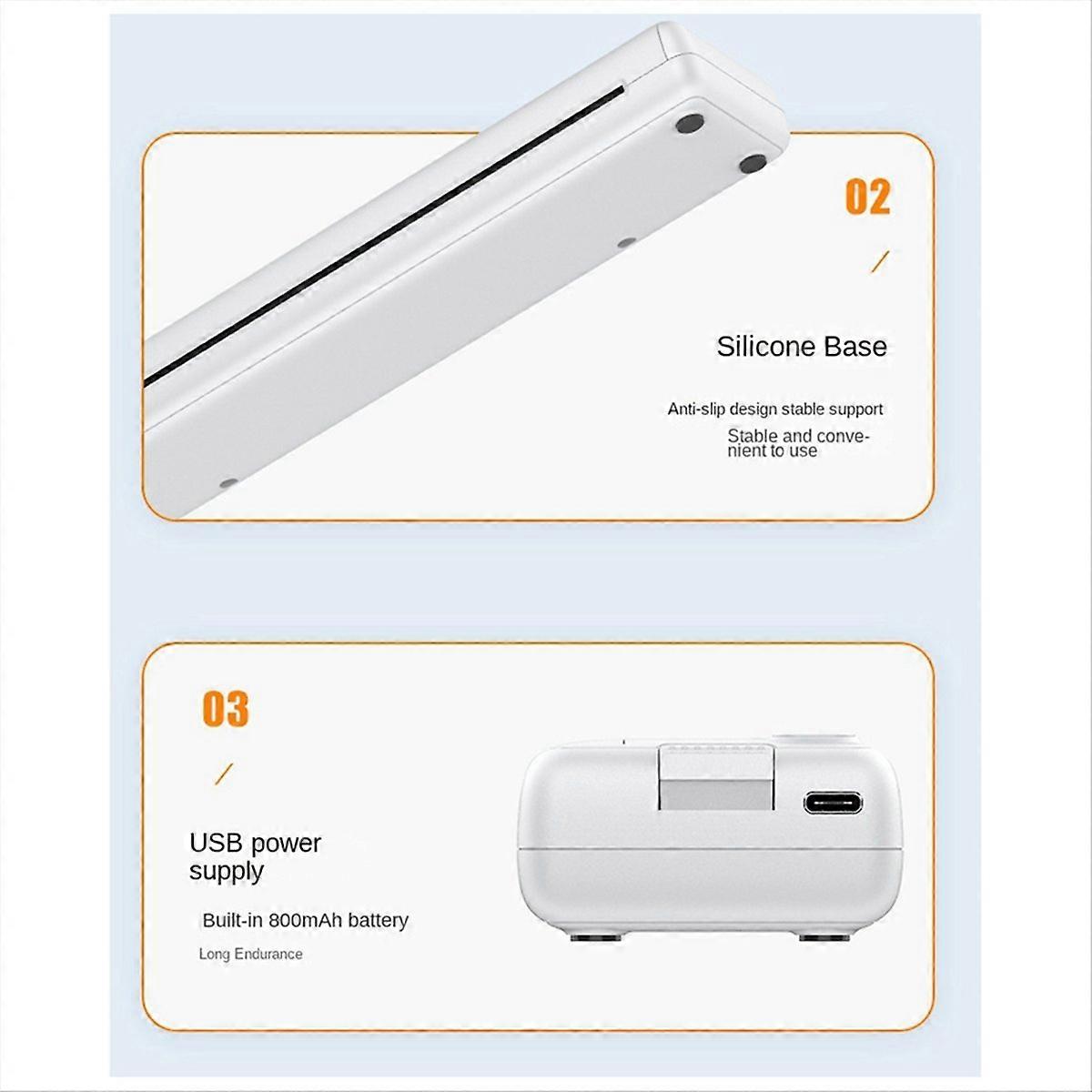 Printer Inkless Portable A4 Thermal Printer Portable Office Printer