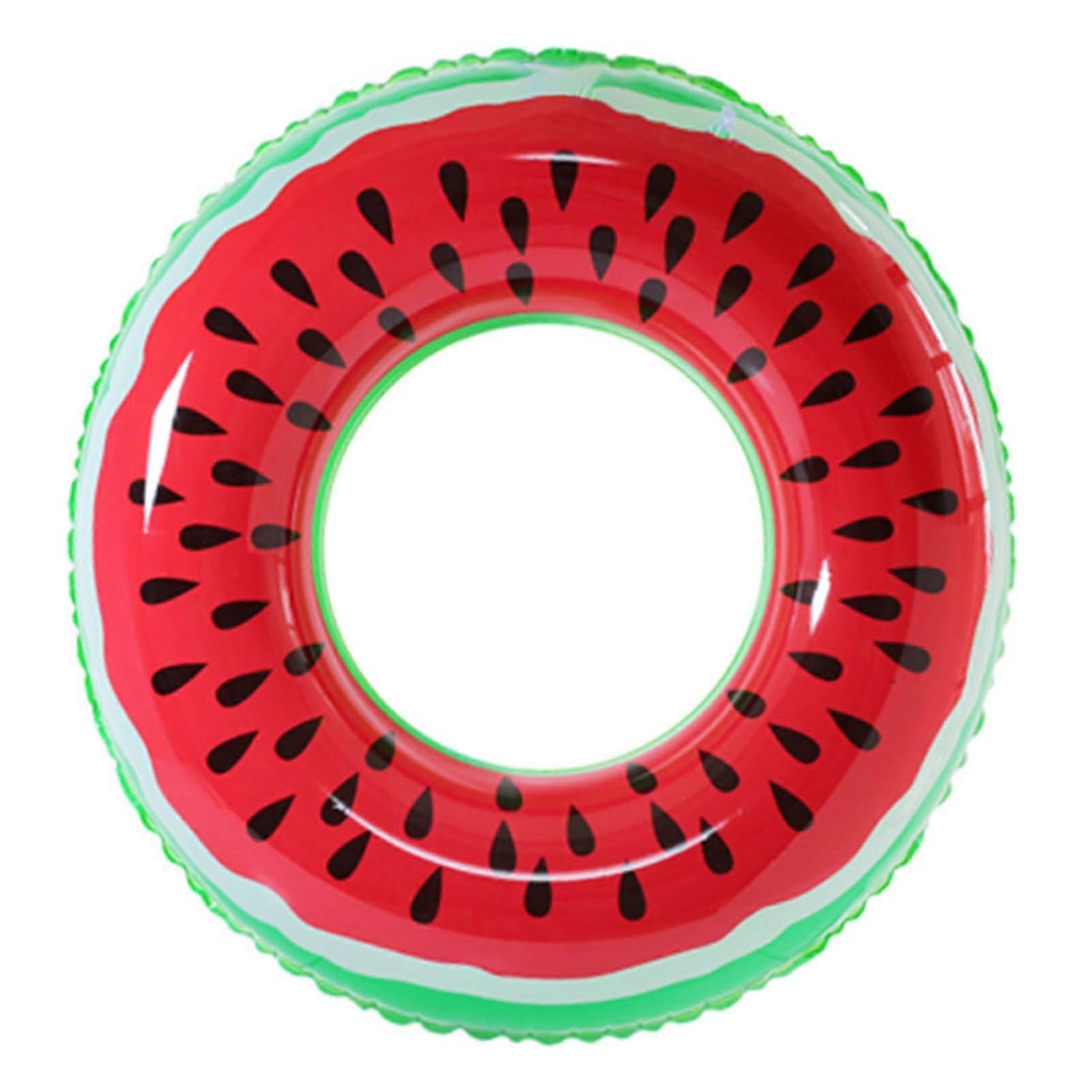 Watermelon Pool Float Swim Ring for Adults and Kids, Durable PVC, Ideal for Summer Beach Parties