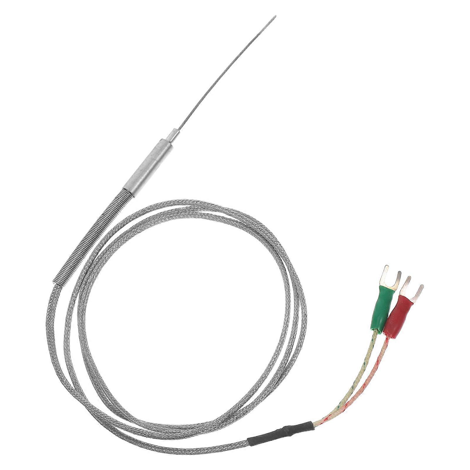 Oven Thermocouple Temperature Detector Sensor Assorted Color Fast Response Time Durable Material 1Pcs