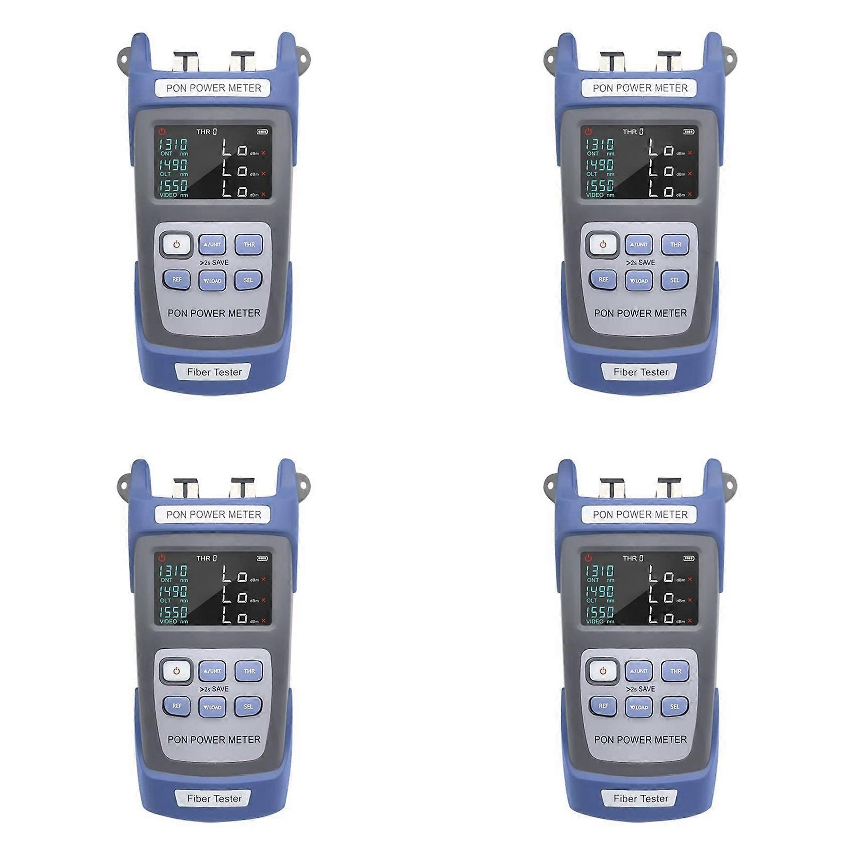 4X TM581 PON Power Meter SC/APC Optical Fiber Tester ONT/OLT 1310Nm/1490Nm/1550Nm for the Application & Operating
